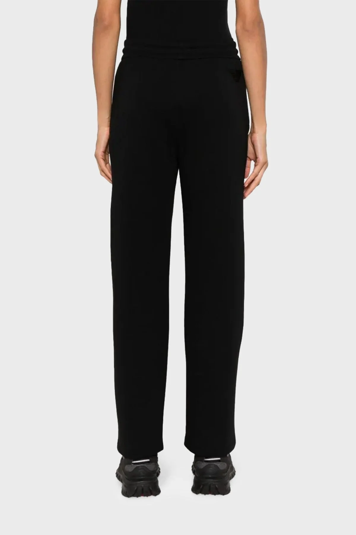 Emporio Armani Pamuklu Regular Fit Spor Bayan Pantolon 6R2P6C 1JHSZ 0999 SİYAH - 3