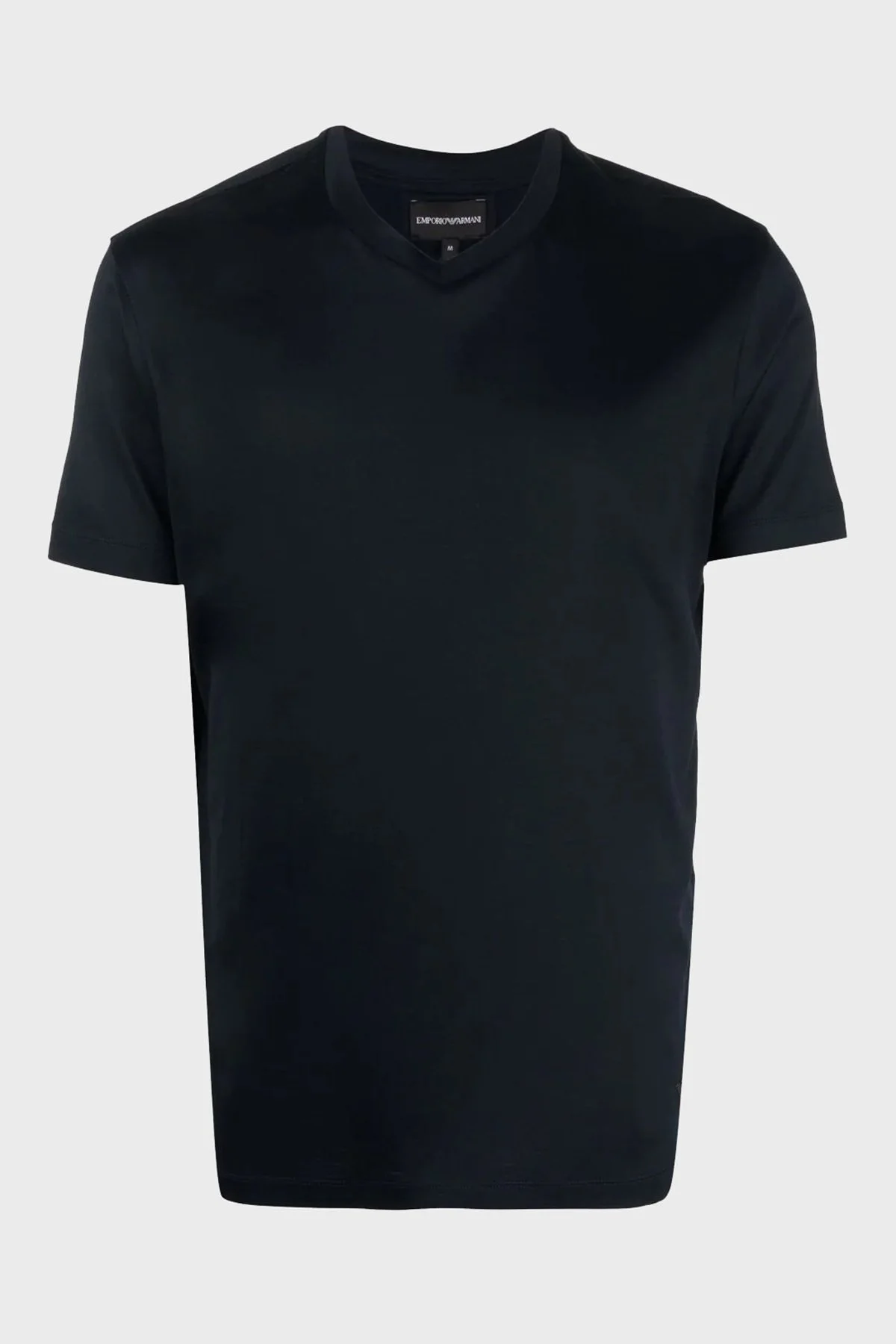 Emporio Armani Pamuklu Regular Fit V Yaka Erkek T Shirt 8N1TE7 1JUVZ 0920 LACİVERT - 3