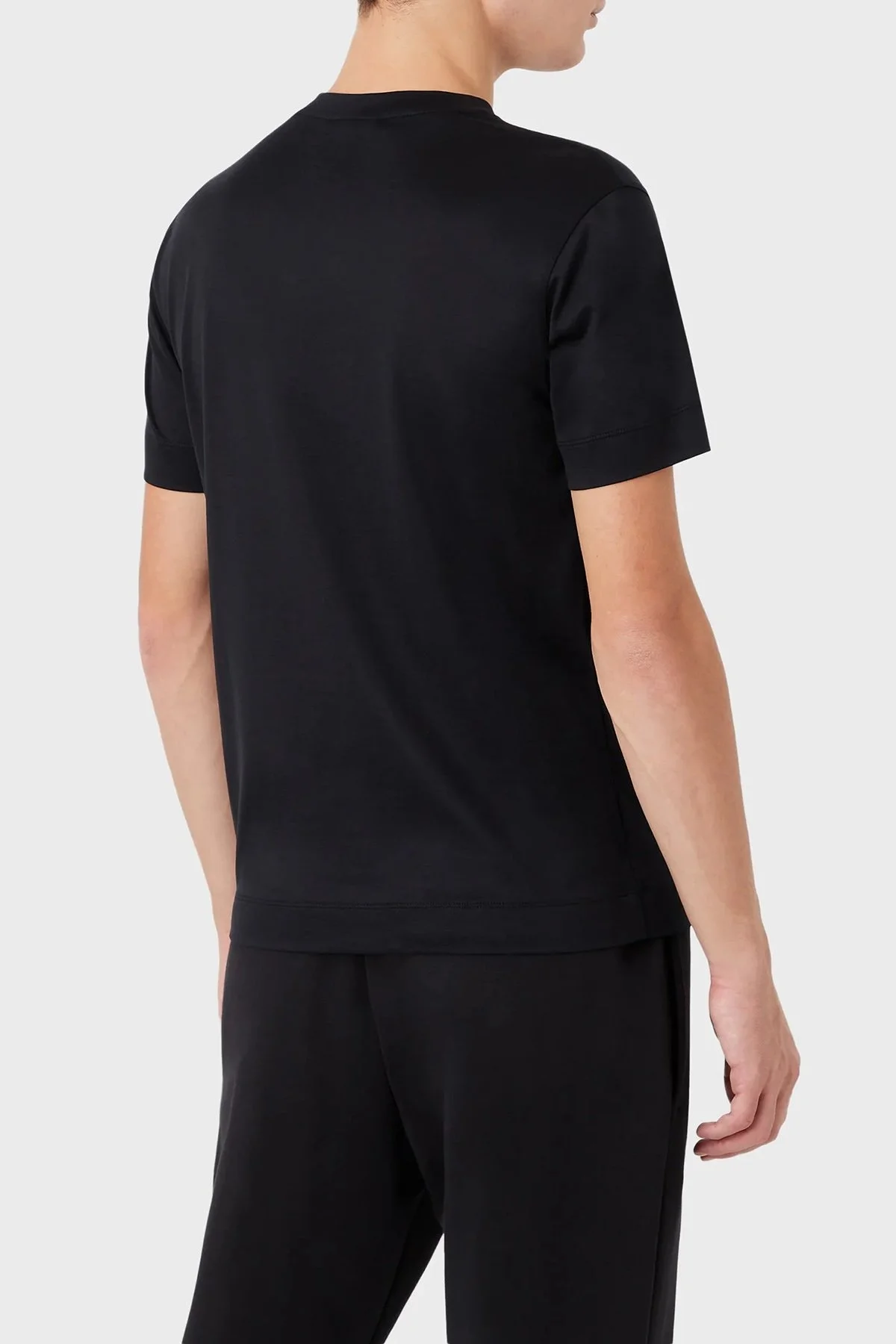 Emporio Armani Pamuklu Relaxed Fit Bisiklet Yaka Erkek T Shirt 3R1TT4 1JUVZ 0920 LACİVERT - 2