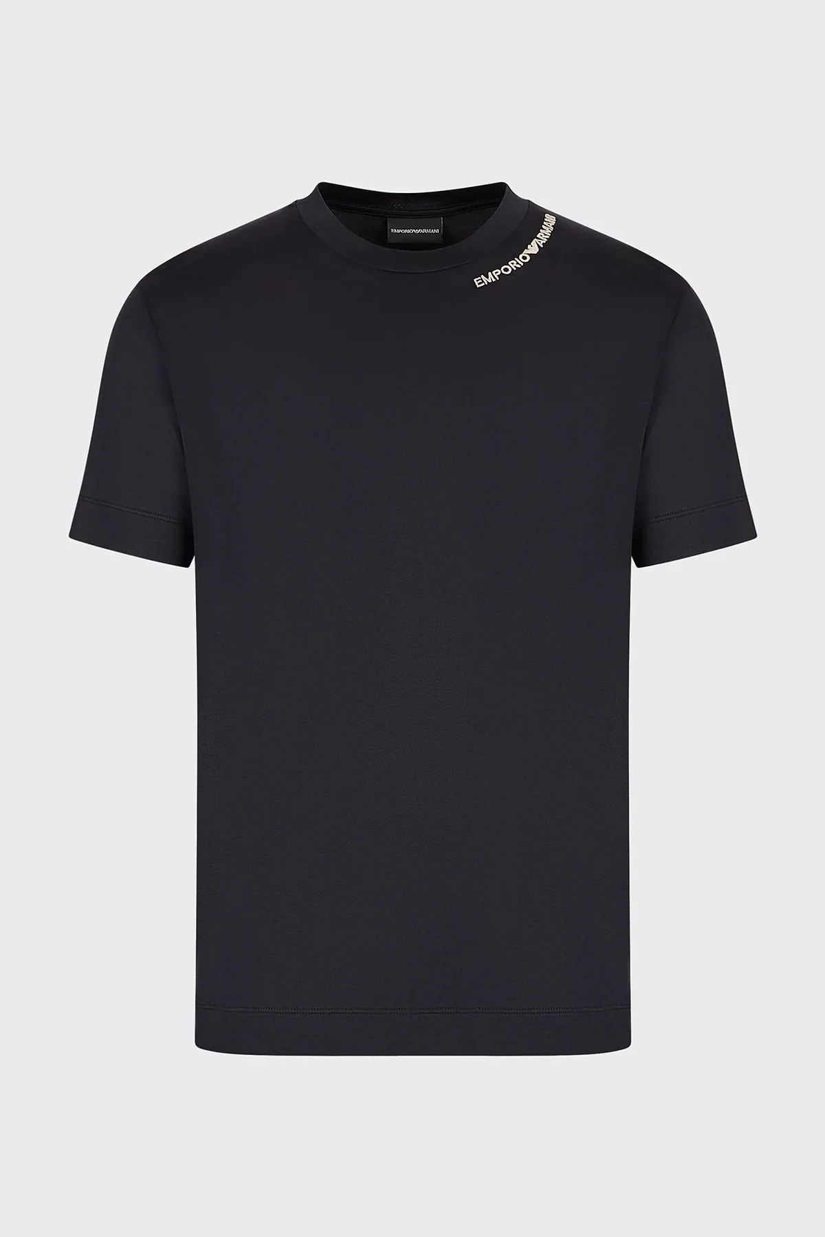 Emporio Armani Pamuklu Relaxed Fit Bisiklet Yaka Erkek T Shirt 3R1TT4 1JUVZ 0920 LACİVERT - 5