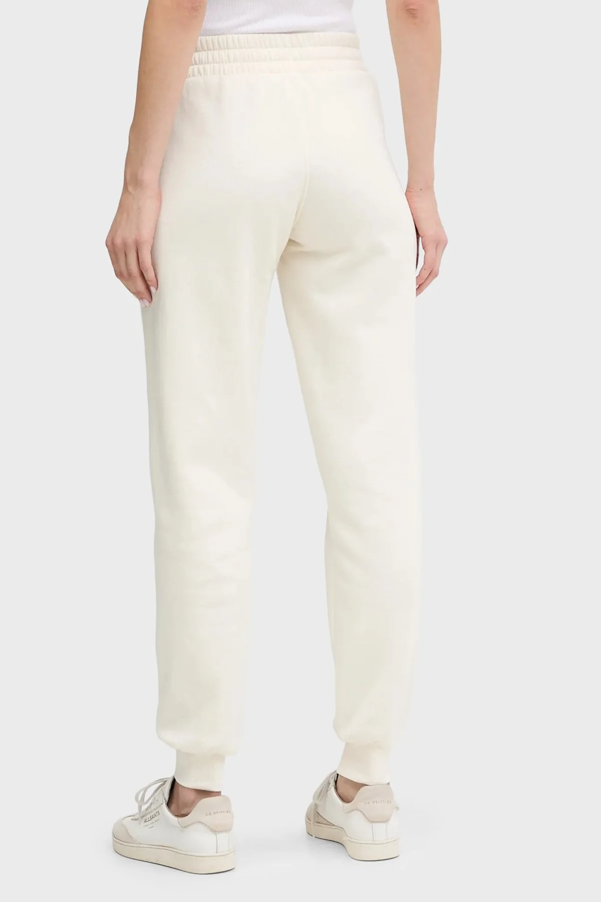 Emporio Armani Pamuklu Relaxed Fit Lastikli Paça Jogger Bayan Pantolon EW001938 AF15363 U1054 EKRU - 3