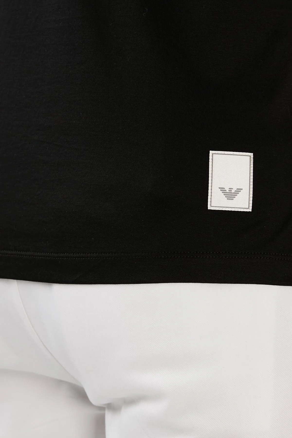 Emporio Armani Pamuklu Slim Fit Fermuarlı Erkek Polo T Shirt 3R1F66 1JUVZ 0999 SİYAH - 7