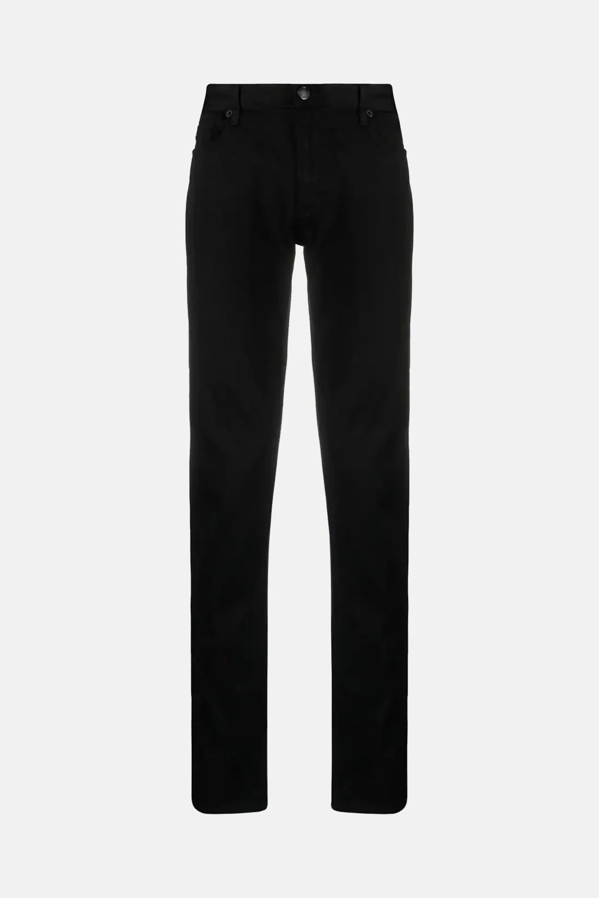 Emporio Armani Pamuklu Slim Fit Düşük Bel Düz Paça J06 Jeans Erkek Kot Pantolon 8N1J06 1DHDZ 0005 SİYAH - 4