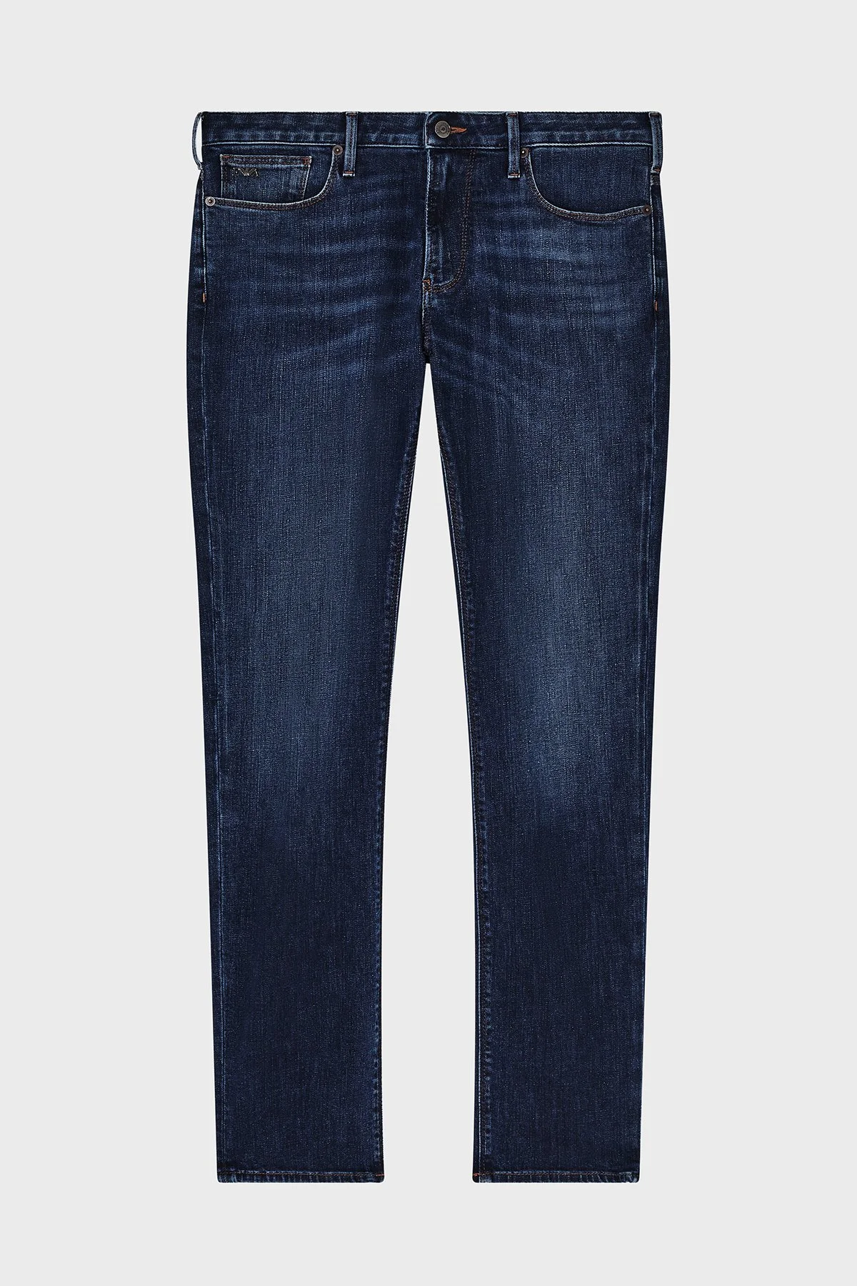 Emporio Armani Pamuklu Slim Fit Düşük Bel Jeans Erkek Kot Pantolon EM000121 AF22800 MB002 LACİVERT - 5