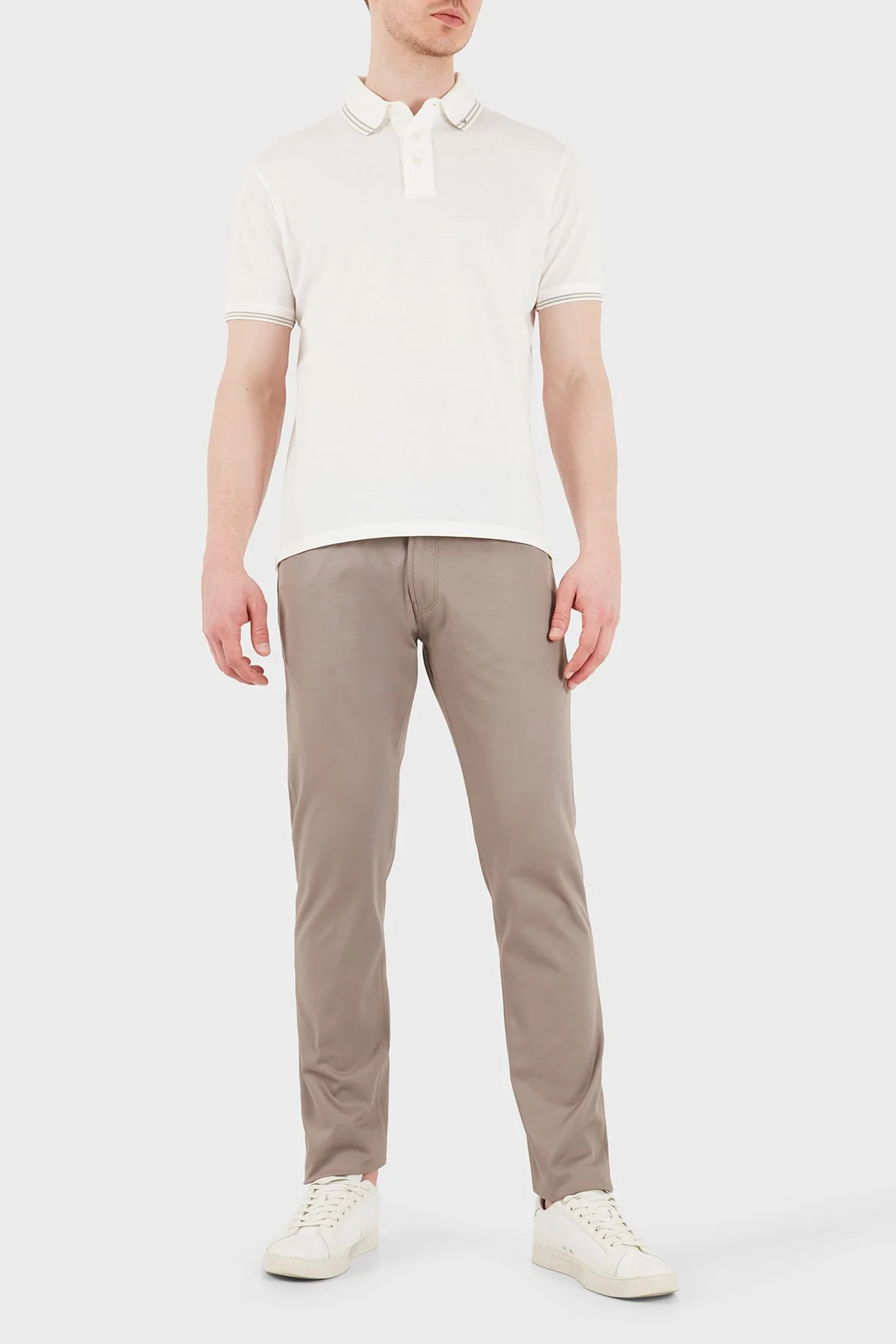 Emporio Armani Pamuklu Slim Fit Düşük Bel Jeans Erkek Kot Pantolon EM000121 AF23021 U6107 GRİ - 2
