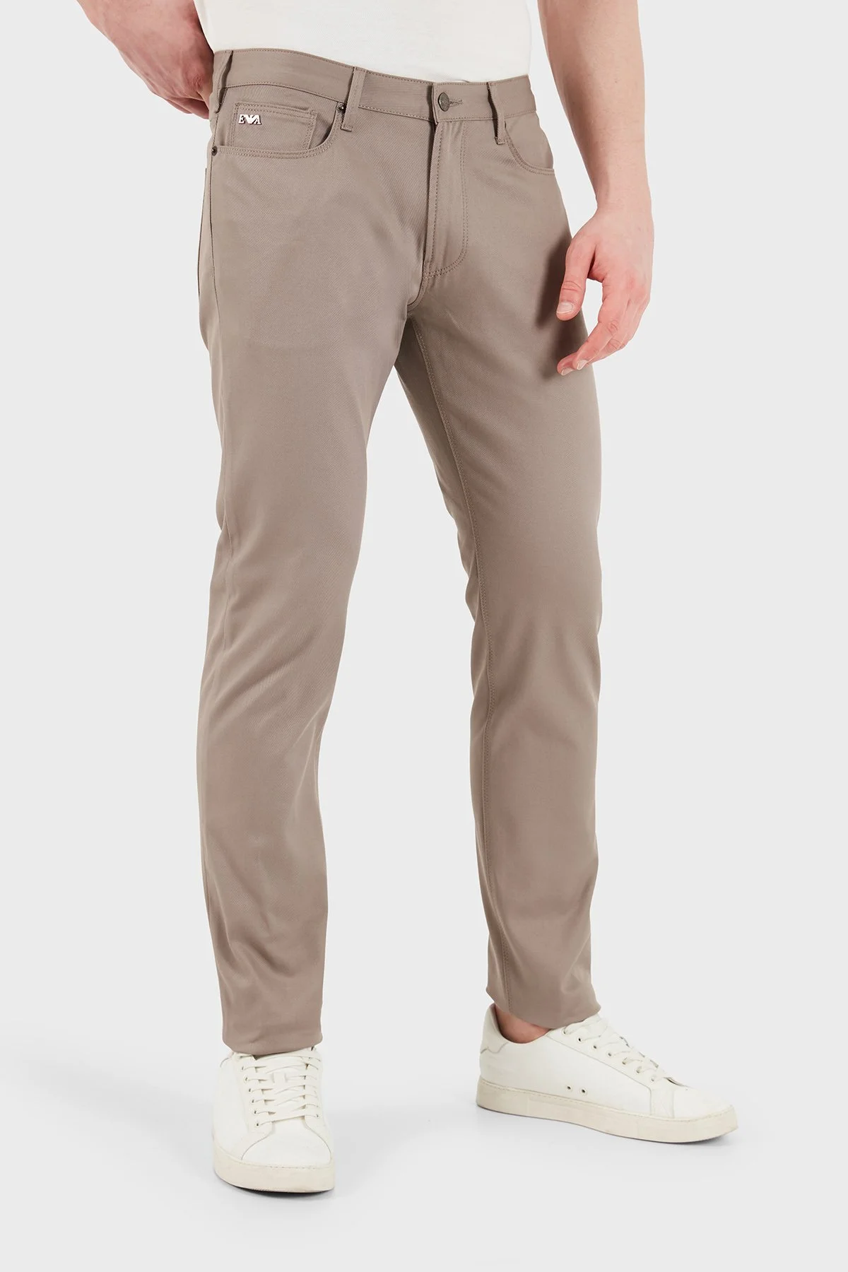 Emporio Armani Pamuklu Slim Fit Düşük Bel Jeans Erkek Kot Pantolon EM000121 AF23021 U6107 GRİ - 4