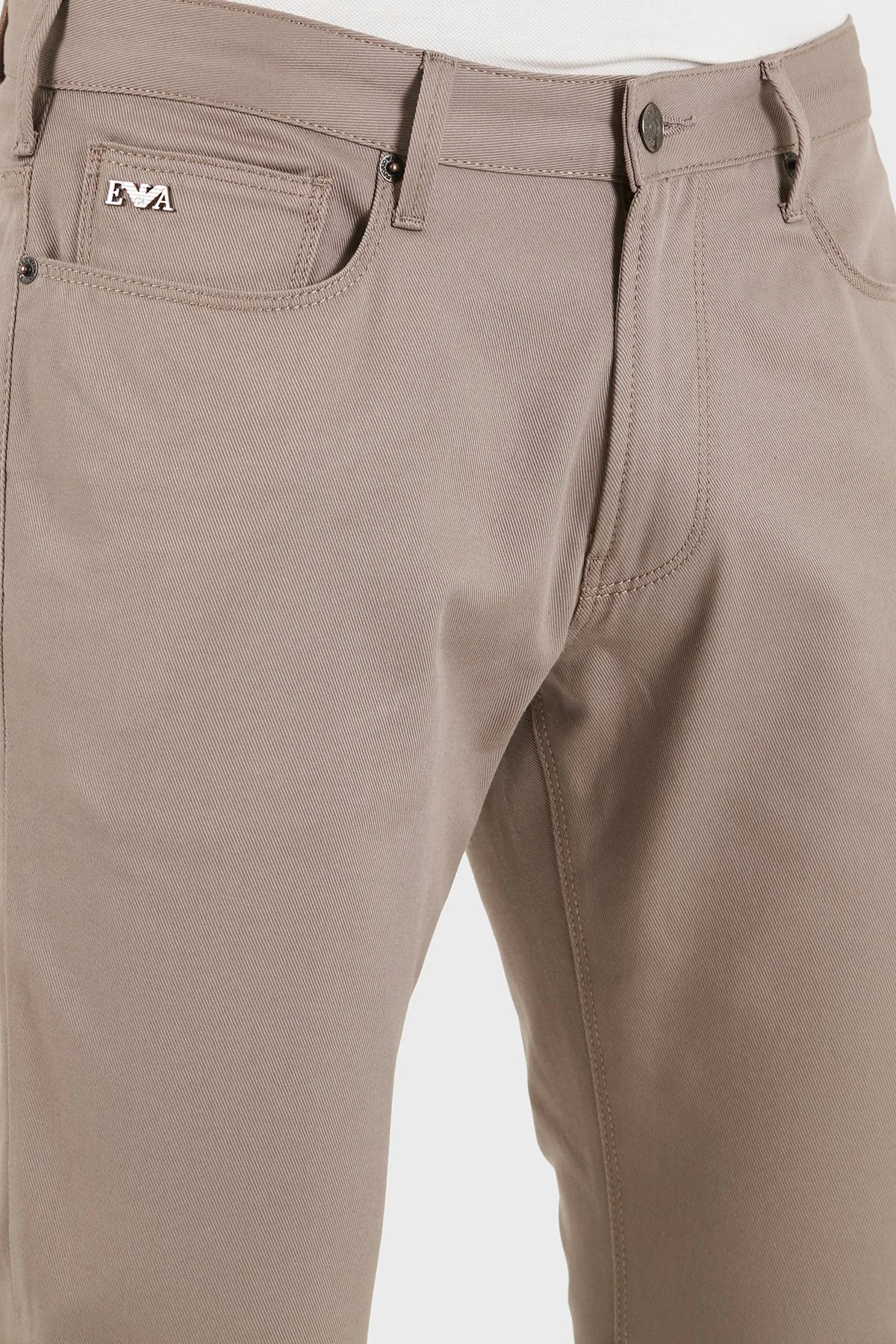 Emporio Armani Pamuklu Slim Fit Düşük Bel Jeans Erkek Kot Pantolon EM000121 AF23021 U6107 GRİ - 6