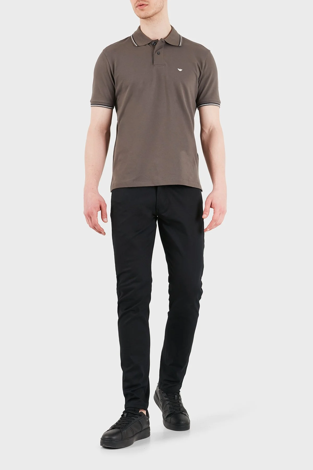 Emporio Armani Pamuklu Slim Fit Düşük Bel Jeans Erkek Kot Pantolon EM000121 AF23021 UC001 SİYAH - 2