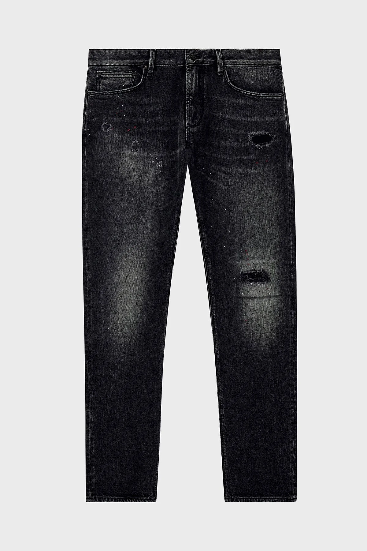 Emporio Armani Pamuklu Slim Fit Düşük Bel Jeans Erkek Kot Pantolon EM000121 AF29286 M8001 Gri - 4