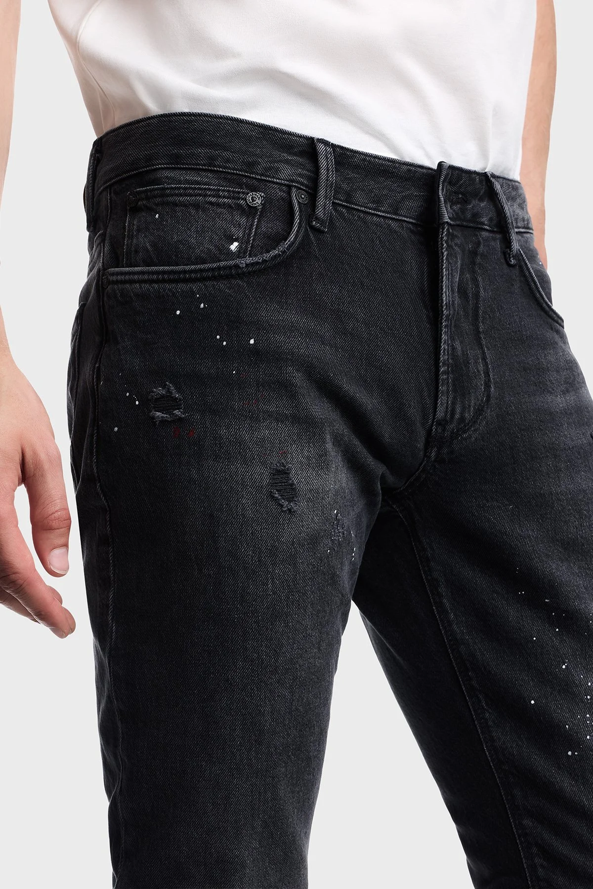 Emporio Armani Pamuklu Slim Fit Düşük Bel Jeans Erkek Kot Pantolon EM000121 AF29286 M8001 Gri - 6