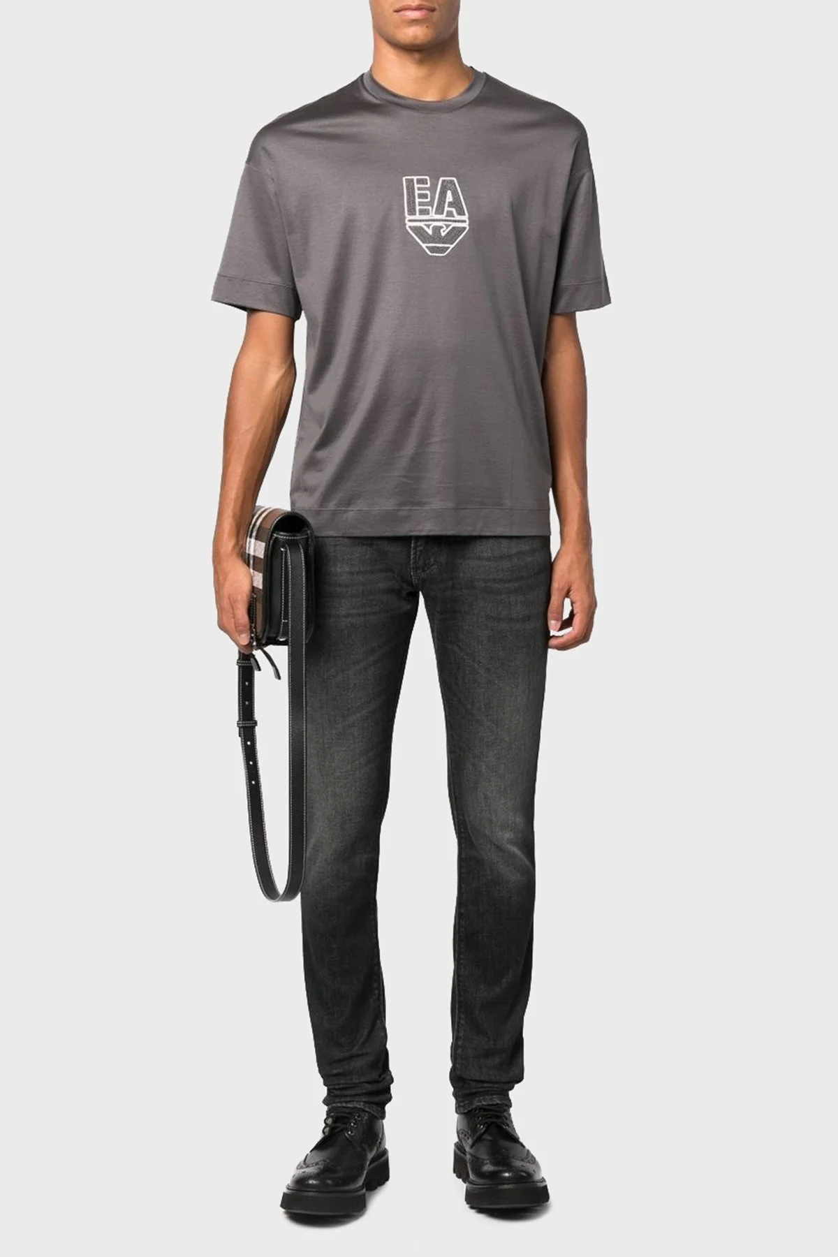 Emporio Armani Pamuklu Slim Fit J06 Jeans Erkek Kot Pantolon 6L1J06 1DS3Z 0005 SİYAH - 1