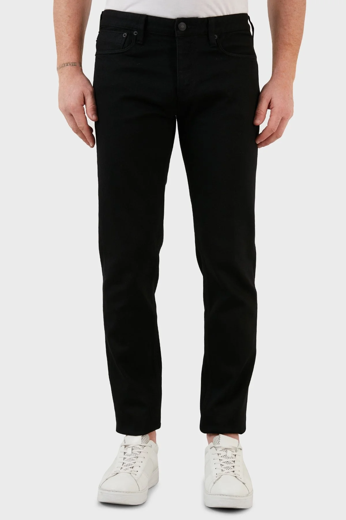 Emporio Armani Pamuklu Slim Fit Jeans Erkek Kot Pantolon 3L1J75 1DHZZ 0005 SİYAH - 2