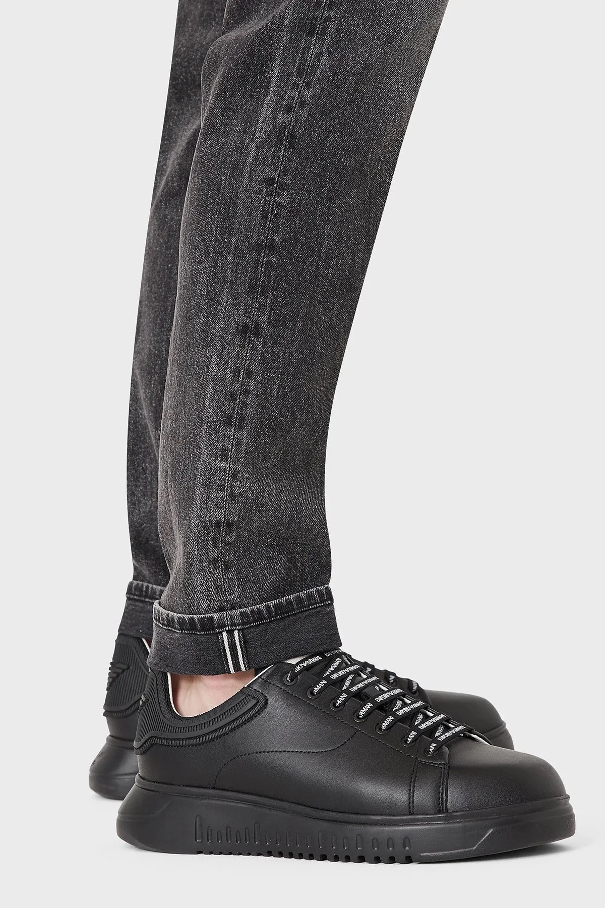 Emporio Armani J75 Pamuklu Slim Fit Jeans Erkek Kot Pantolon 3L1J75 1DJLZ 0006 SİYAH - 5