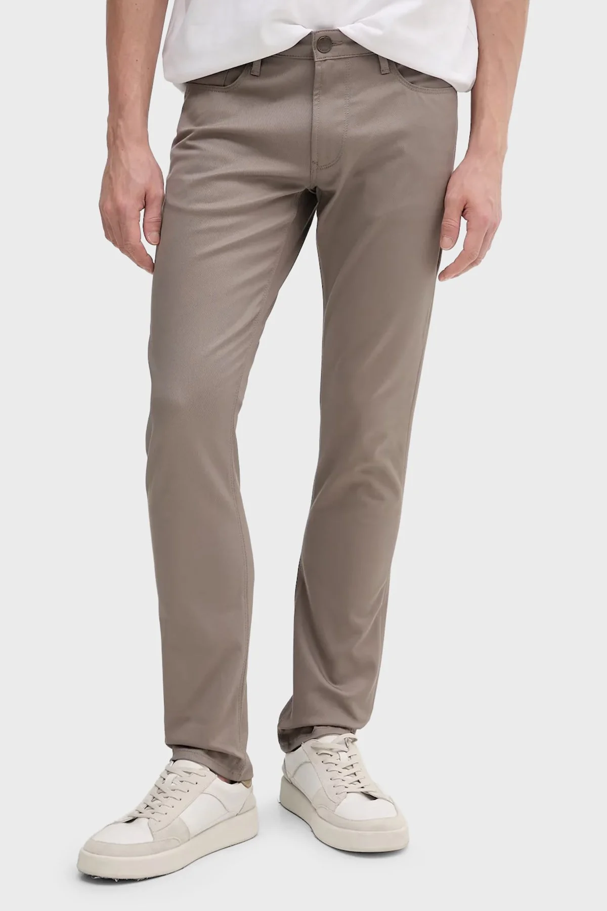 Emporio Armani Pamuklu Slim Fit Normal Bel Dar Paça Jeans Erkek Kot Pantolon EM000121 AF14122 U6107 VİZON - 7