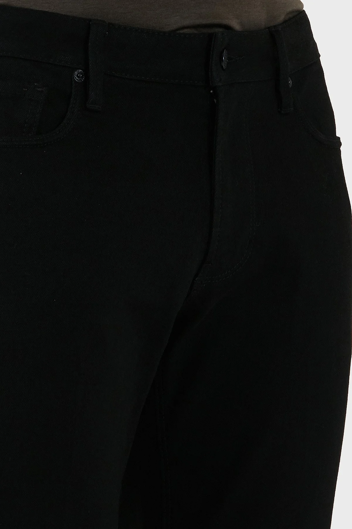 Emporio Armani Pamuklu Slim Fit Normal Bel Düz Paça Erkek Pantolon EM000121 AF19595 MC002 SİYAH - 6