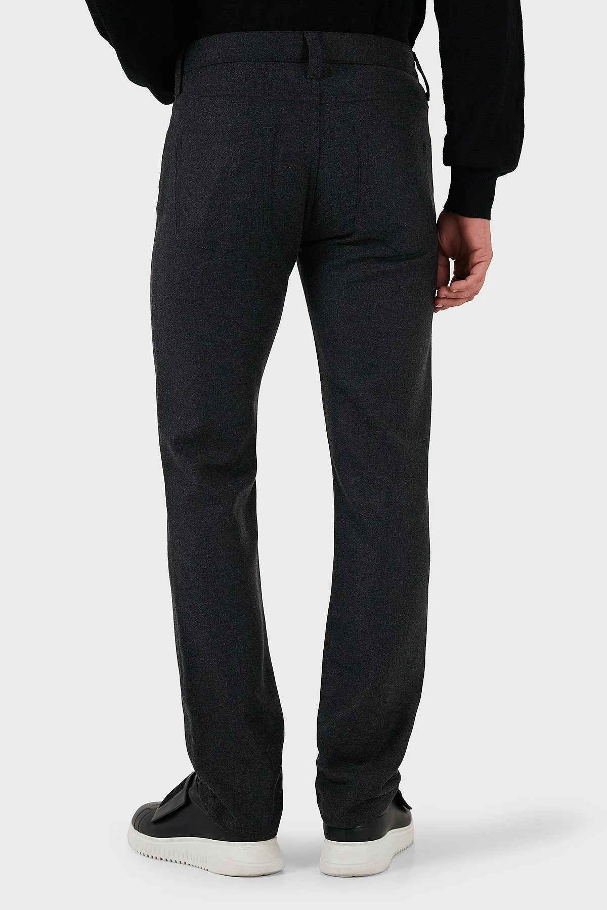 Emporio Armani Pamuklu Slim Fit Normal Bel Erkek Pantolon 6D1PJ5 1K68Z 0621 GRİ - 5