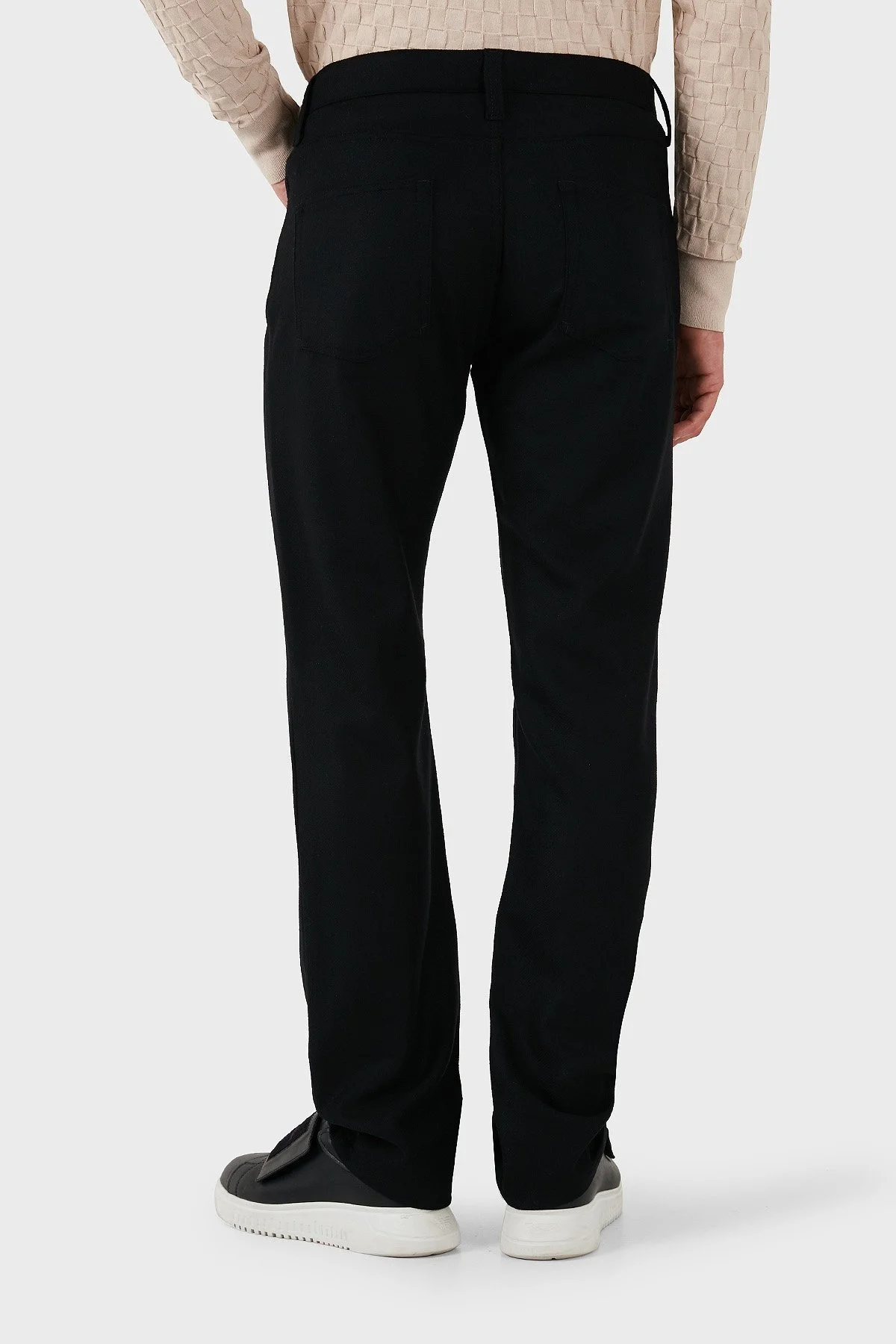 Emporio Armani Pamuklu Slim Fit Normal Bel Erkek Pantolon 6D1PJ5 1K68Z 0999 SİYAH - 10