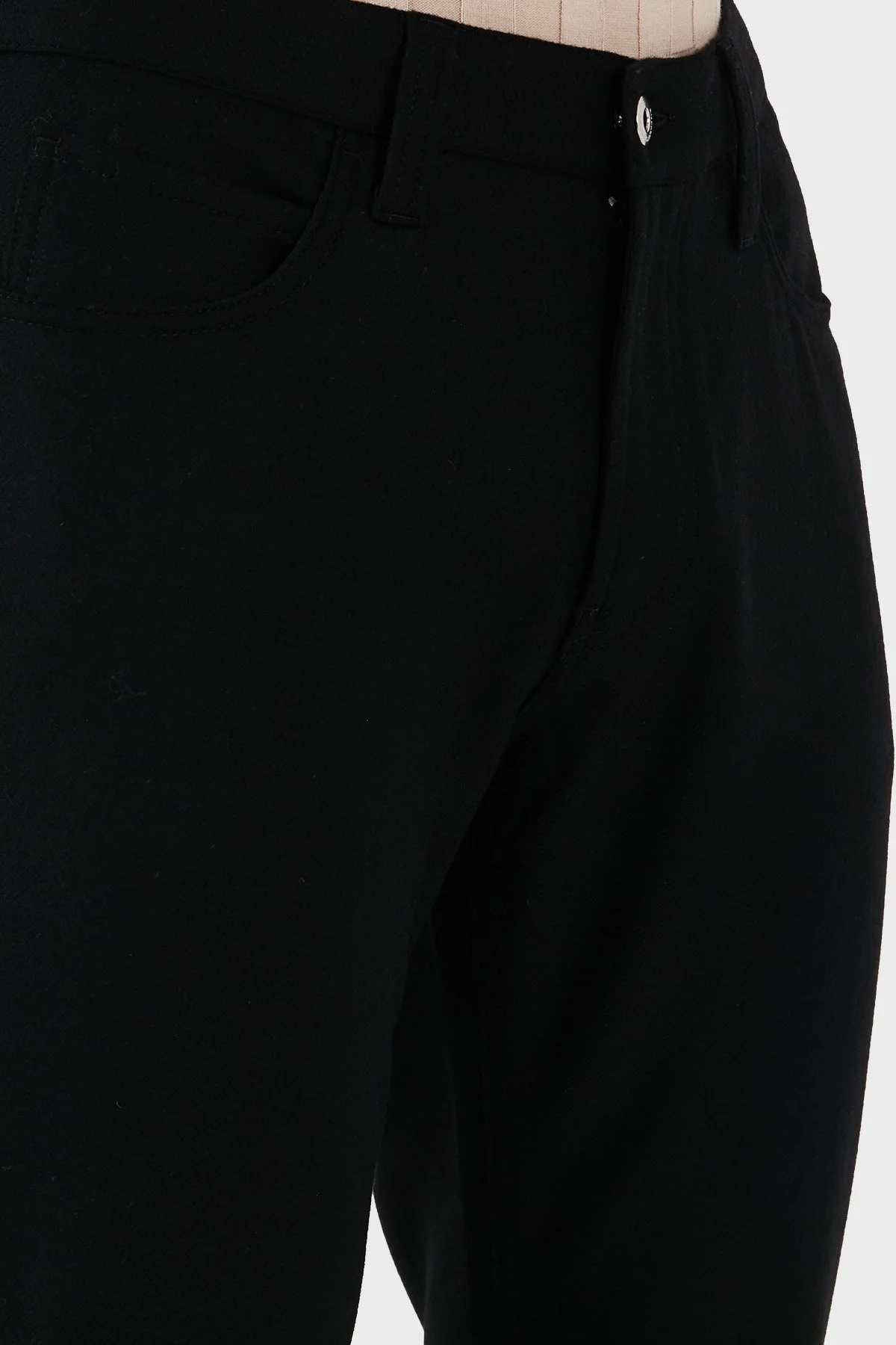 Emporio Armani Pamuklu Slim Fit Normal Bel Erkek Pantolon 6D1PJ5 1K68Z 0999 SİYAH - 4