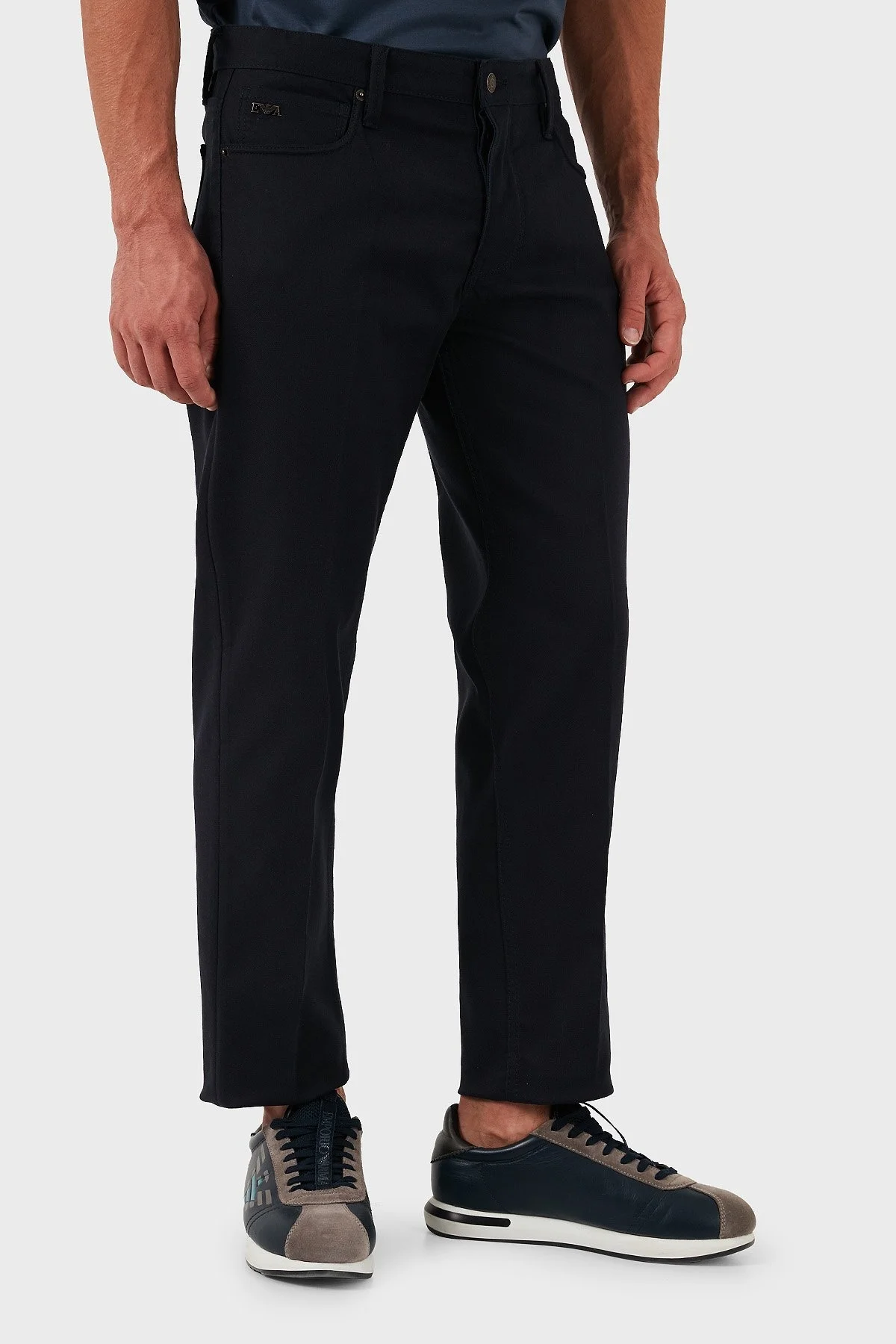 Emporio Armani Pamuklu Slim Fit Normal Bel Jeans Erkek Kot Pantolon 6D1J75 1NURZ 0920 LACİVERT - 2
