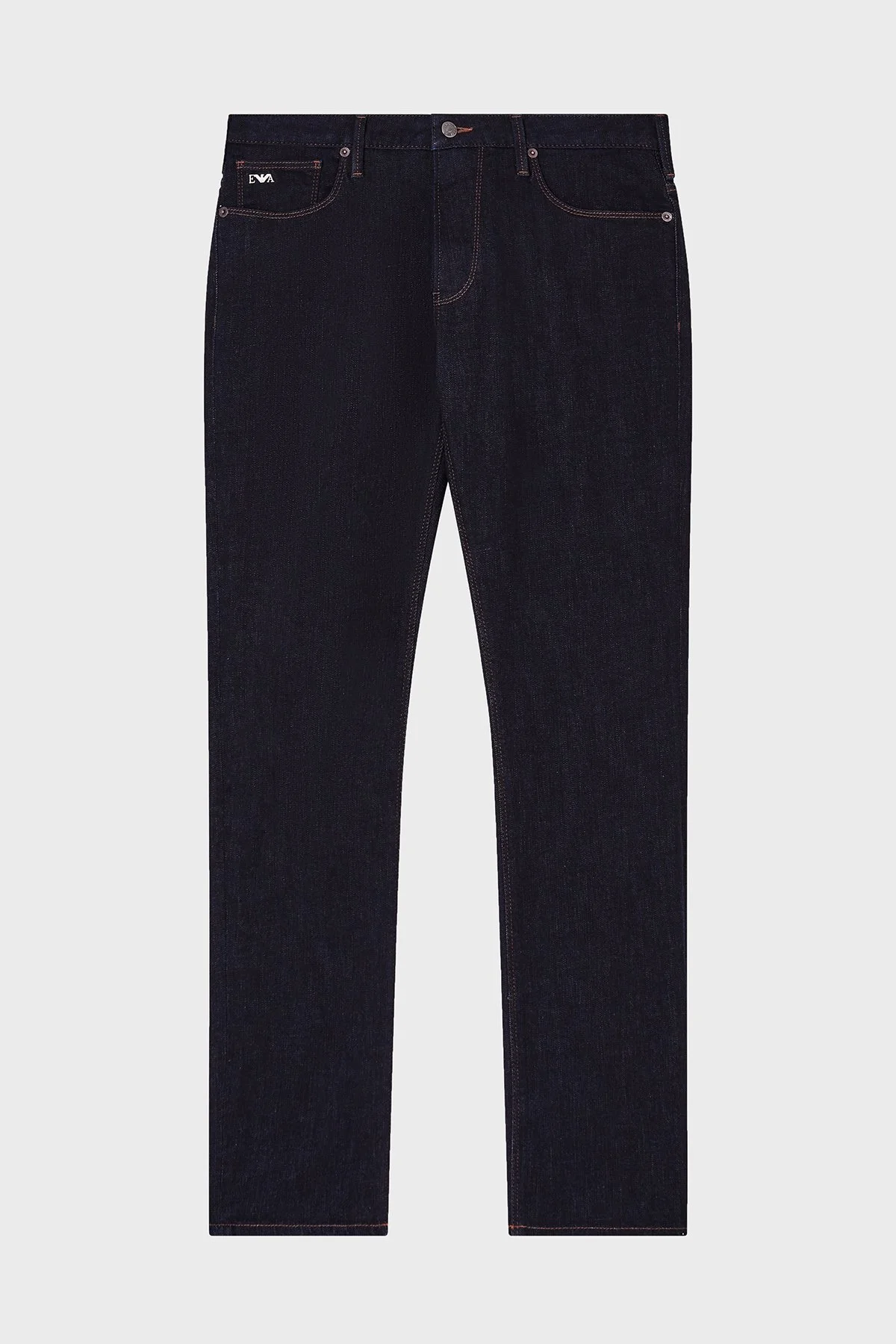Emporio Armani Pamuklu Slim Fit Normal Bel Jeans Erkek Kot Pantolon EM000121 AF22800 MB001 Lacivert - 5