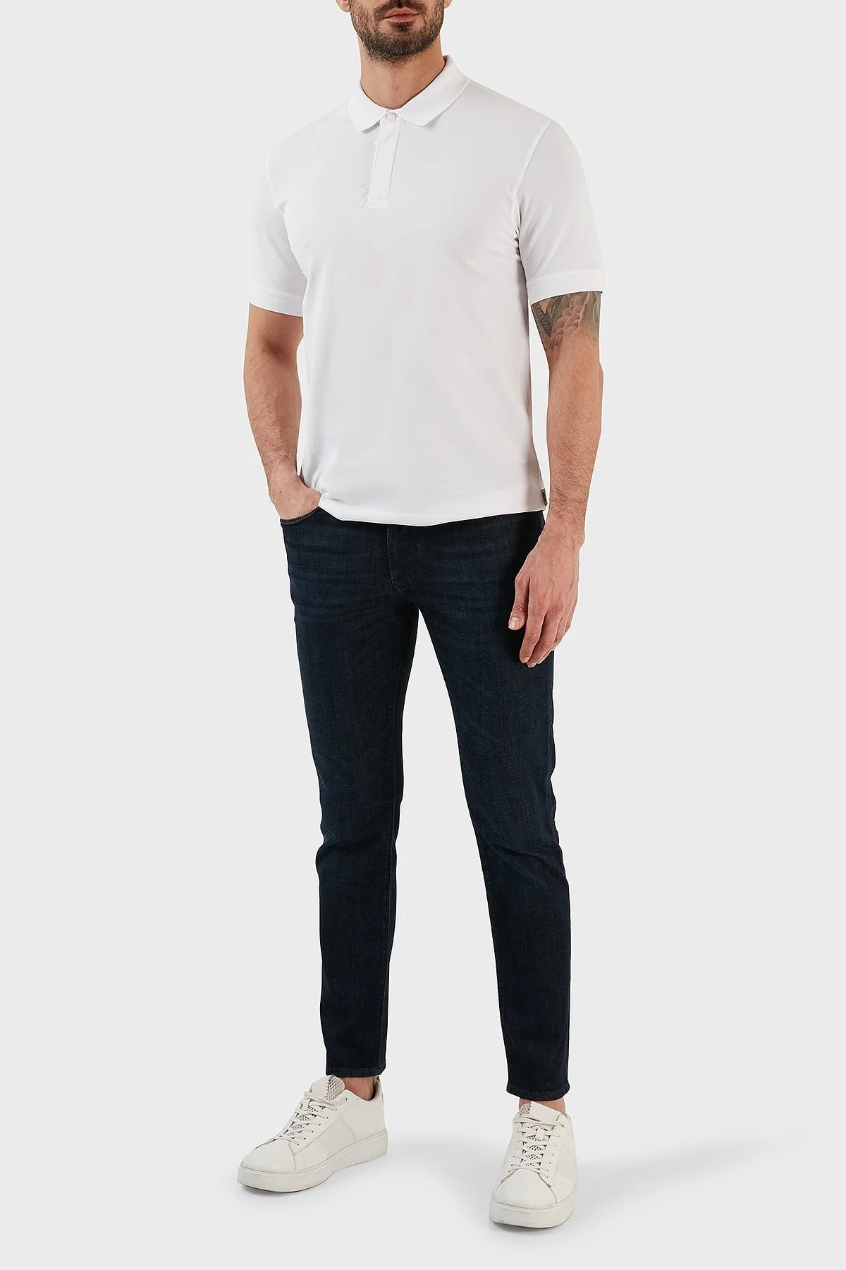 Emporio Armani Pamuklu Slim Fit Streç J06 Jeans Erkek Kot Pantolon 3R1J06 1D16Z 0941 MAVİ - 1