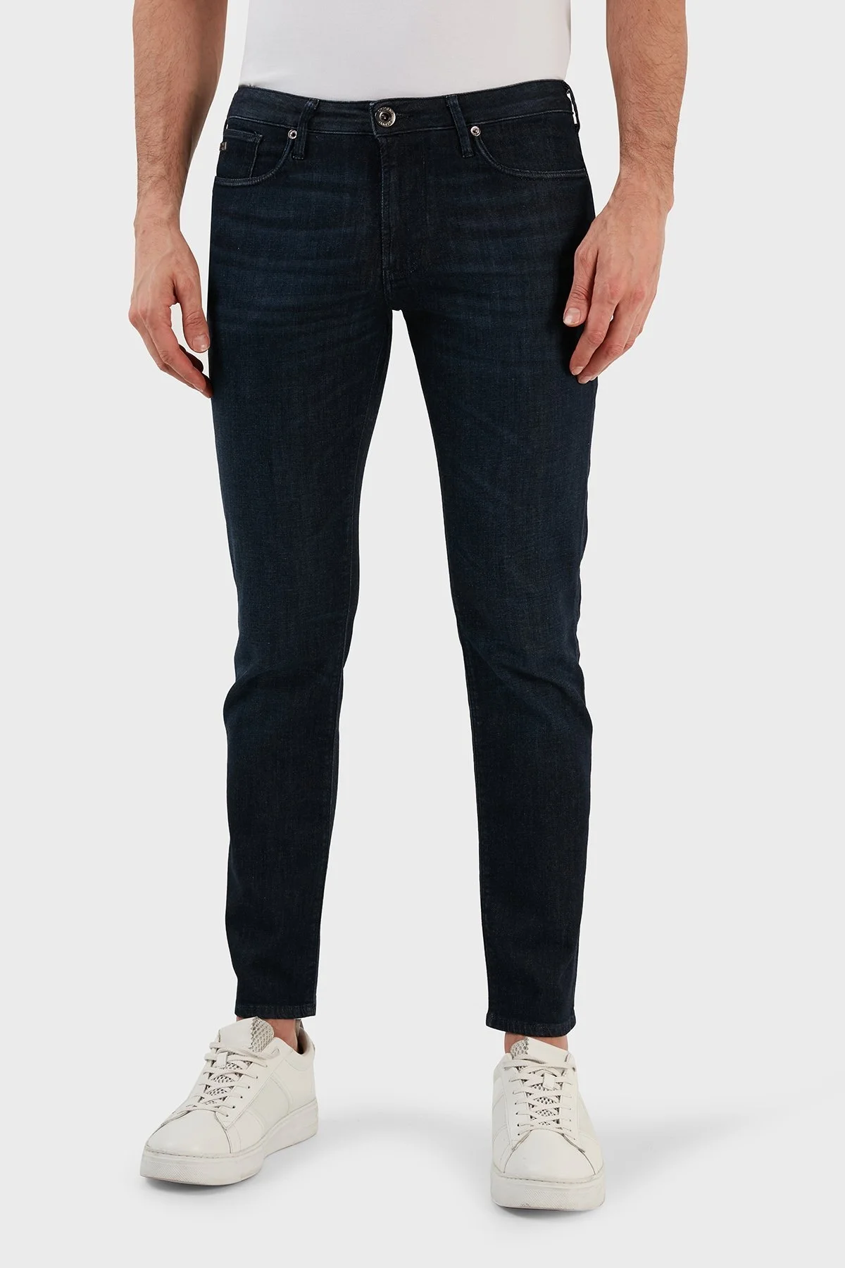 Emporio Armani Pamuklu Slim Fit Streç J06 Jeans Erkek Kot Pantolon 3R1J06 1D16Z 0941 MAVİ - 2