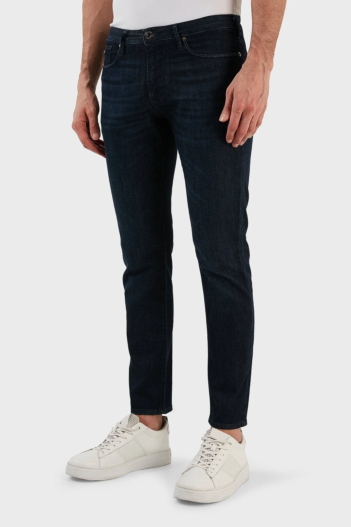 Emporio Armani Pamuklu Slim Fit Streç J06 Jeans Erkek Kot Pantolon 3R1J06 1D16Z 0941 MAVİ - 4