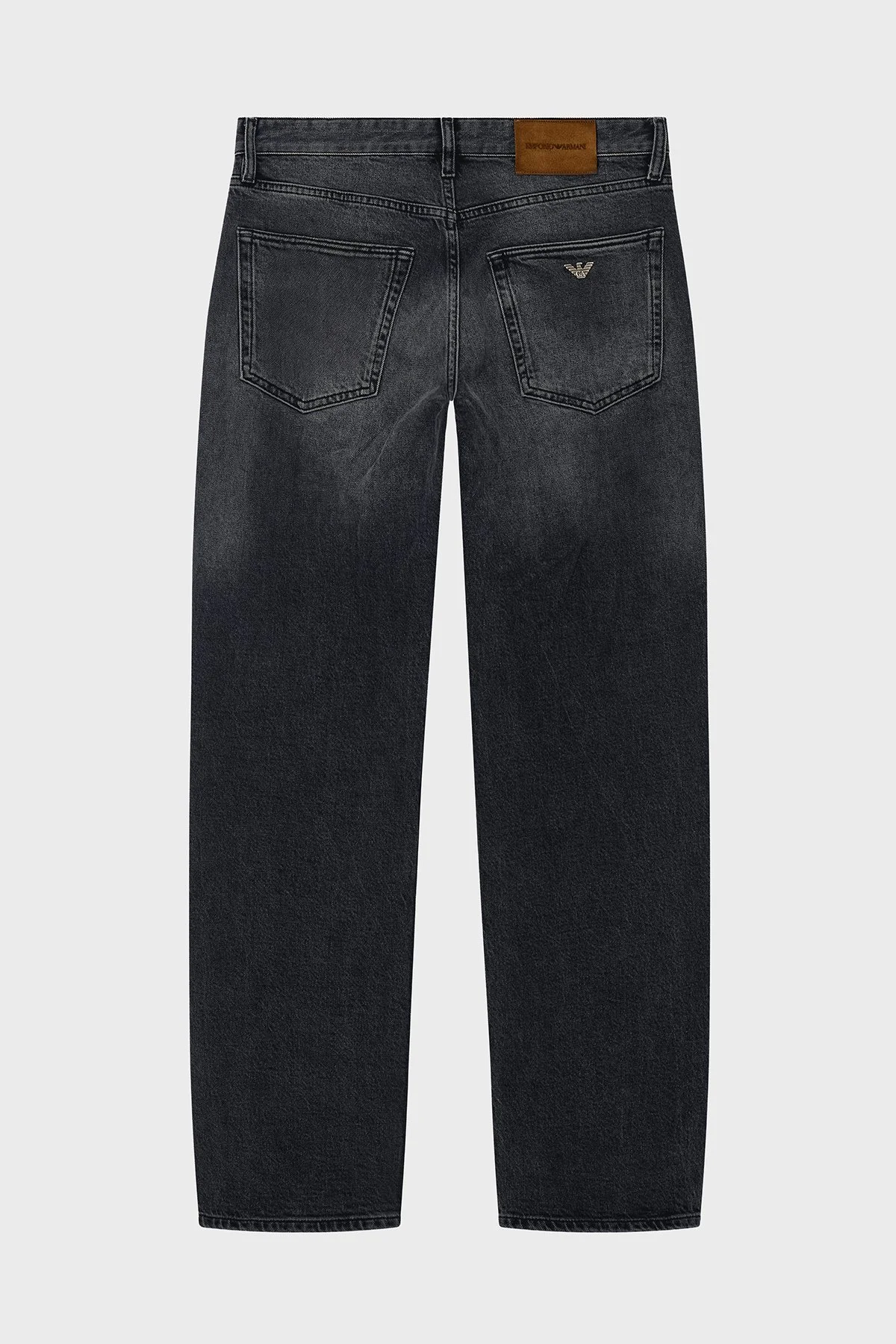 Emporio Armani Pamuklu Soluk Görünümlü Regular Fit Jeans Erkek Kot Pantolon EM000763 AF29076 M8001 Gri - 7