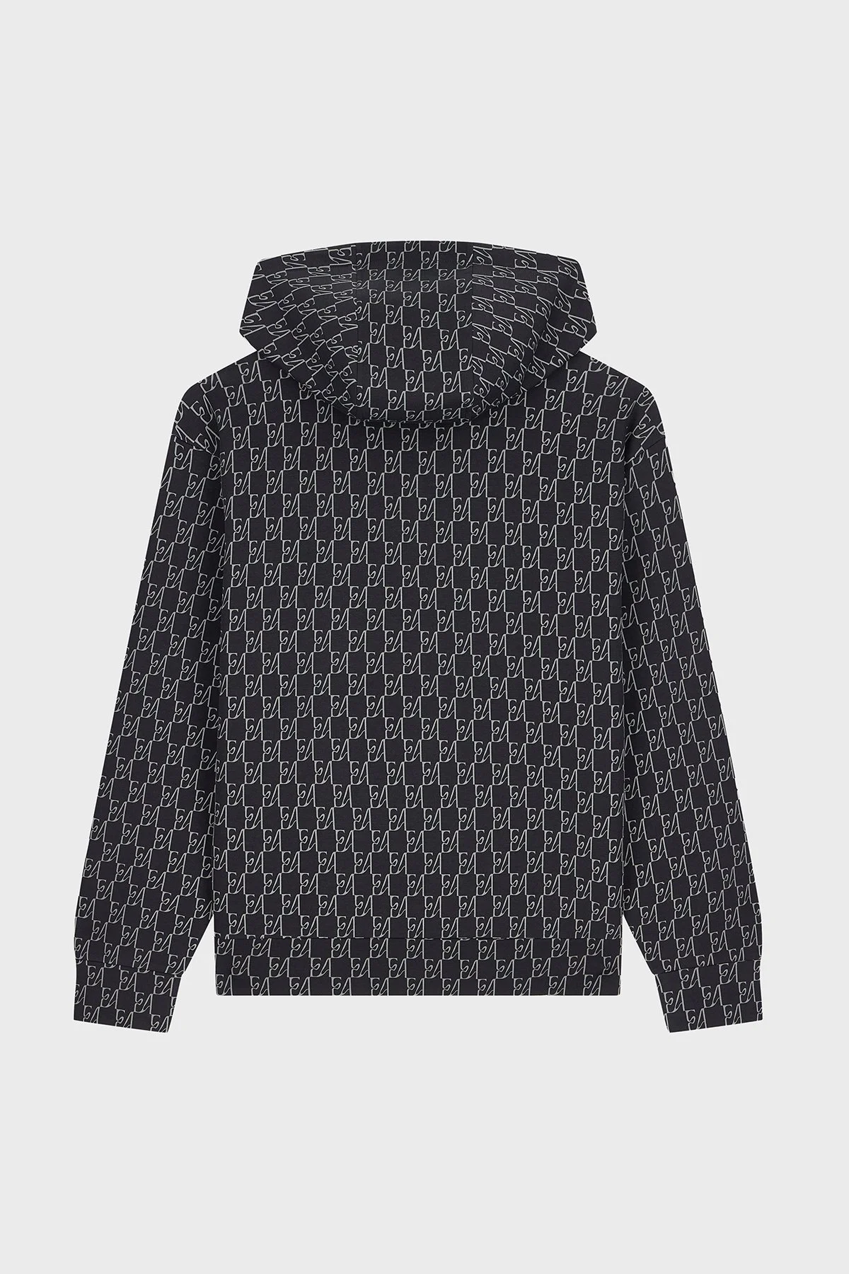 Emporio Armani Pamuklu Tamamı Logolu Kapüşonlu Erkek Sweat EM006861 AF10013 FB562 Lacivert - 7