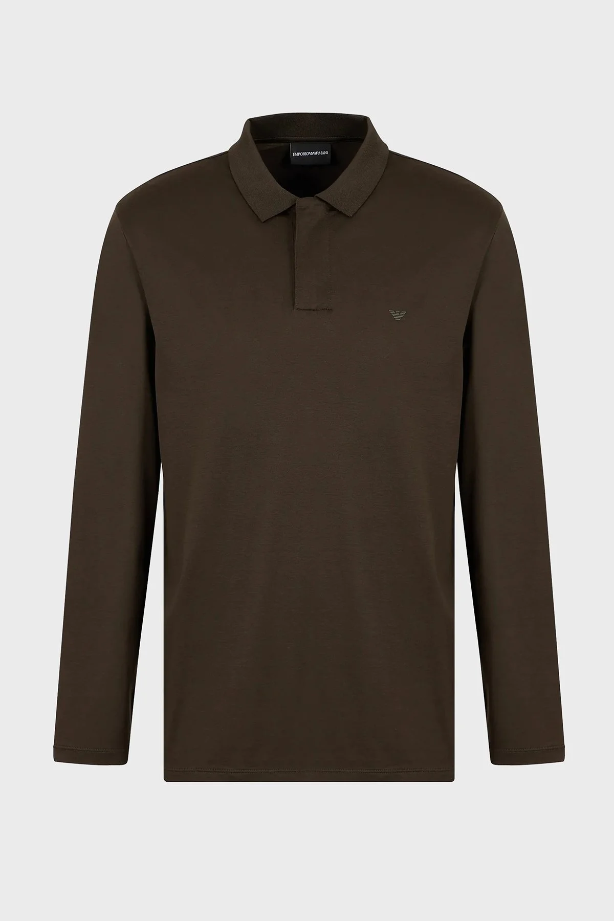 Emporio Armani Pamuklu Uzun Kollu Regular Fit Polo Yaka Sweat Erkek Polo Yaka T Shirt 6R1FA7 1JUVZ 0583 HAKİ - 3