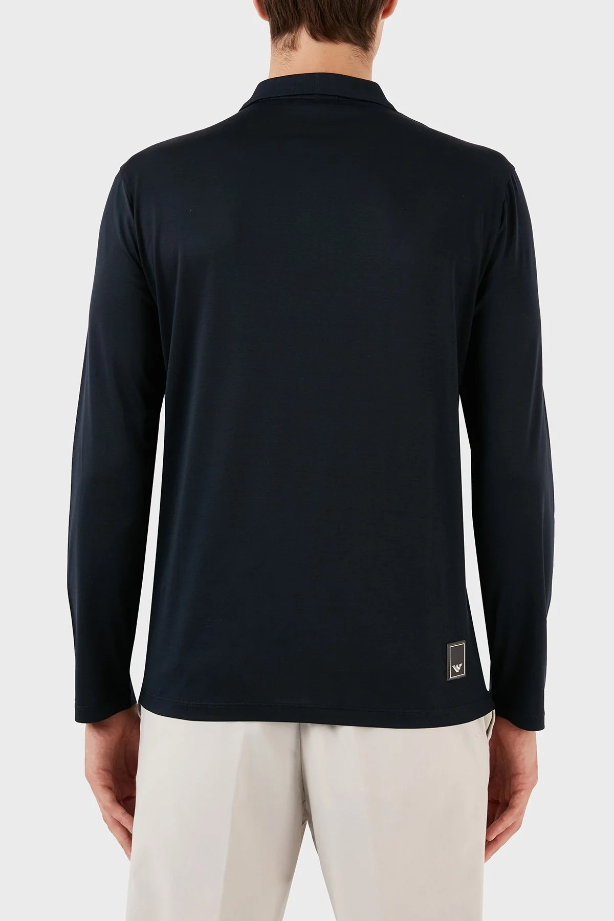 Emporio Armani Pamuklu Uzun Kollu Regular Fit Erkek Polo Yaka Sweat 6R1FA7 1JUVZ 09B3 LACİVERT - 10