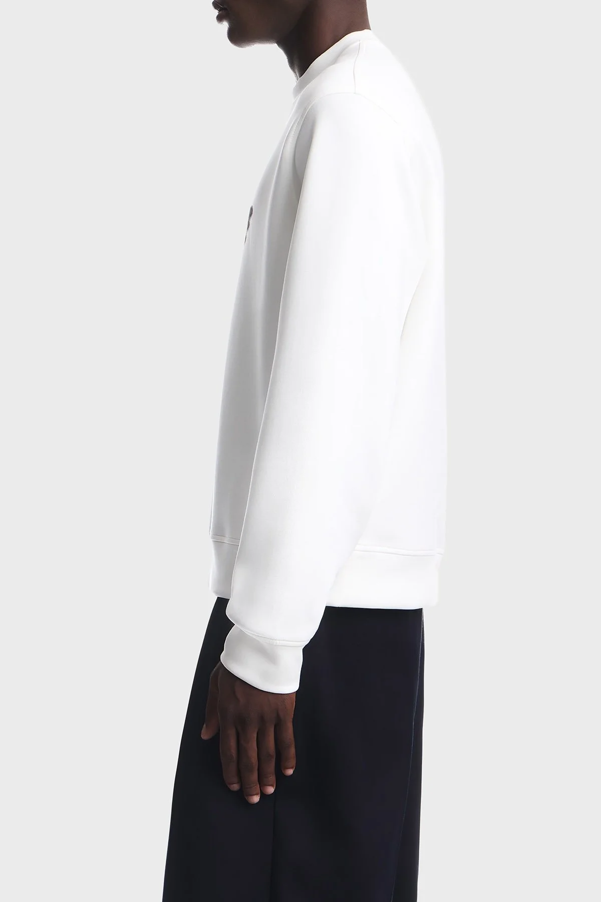 Emporio Armani Pamuklu Yuvarlak Yaka Erkek Sweat EM007315 AF10013 U0003 Beyaz - 11