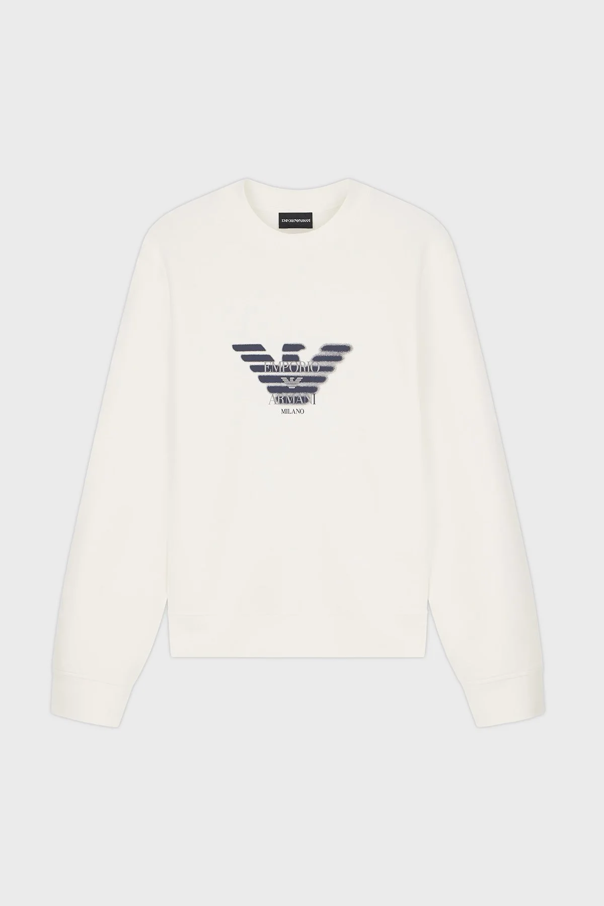Emporio Armani Pamuklu Yuvarlak Yaka Erkek Sweat EM007315 AF10013 U0003 Beyaz - 13