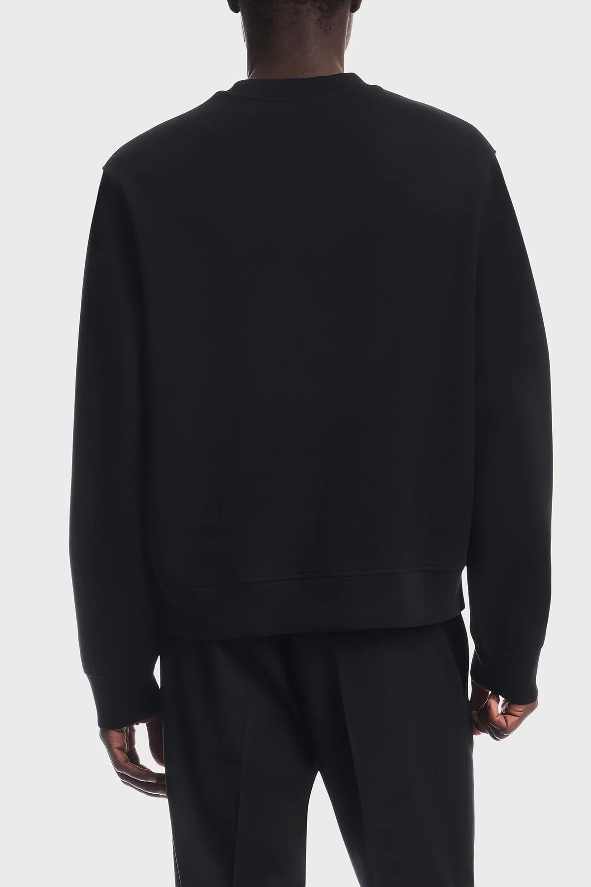 Emporio Armani Pamuklu Yuvarlak Yaka Erkek Sweat EM007315 AF10013 UC001 Siyah - 3