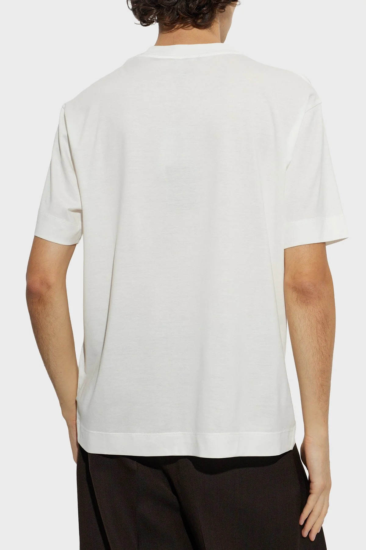 Emporio Armani Pamuklu Yuvarlak Yaka Regular Fit Erkek T Shirt EM007353 AF10017 M0497 Beyaz - 2
