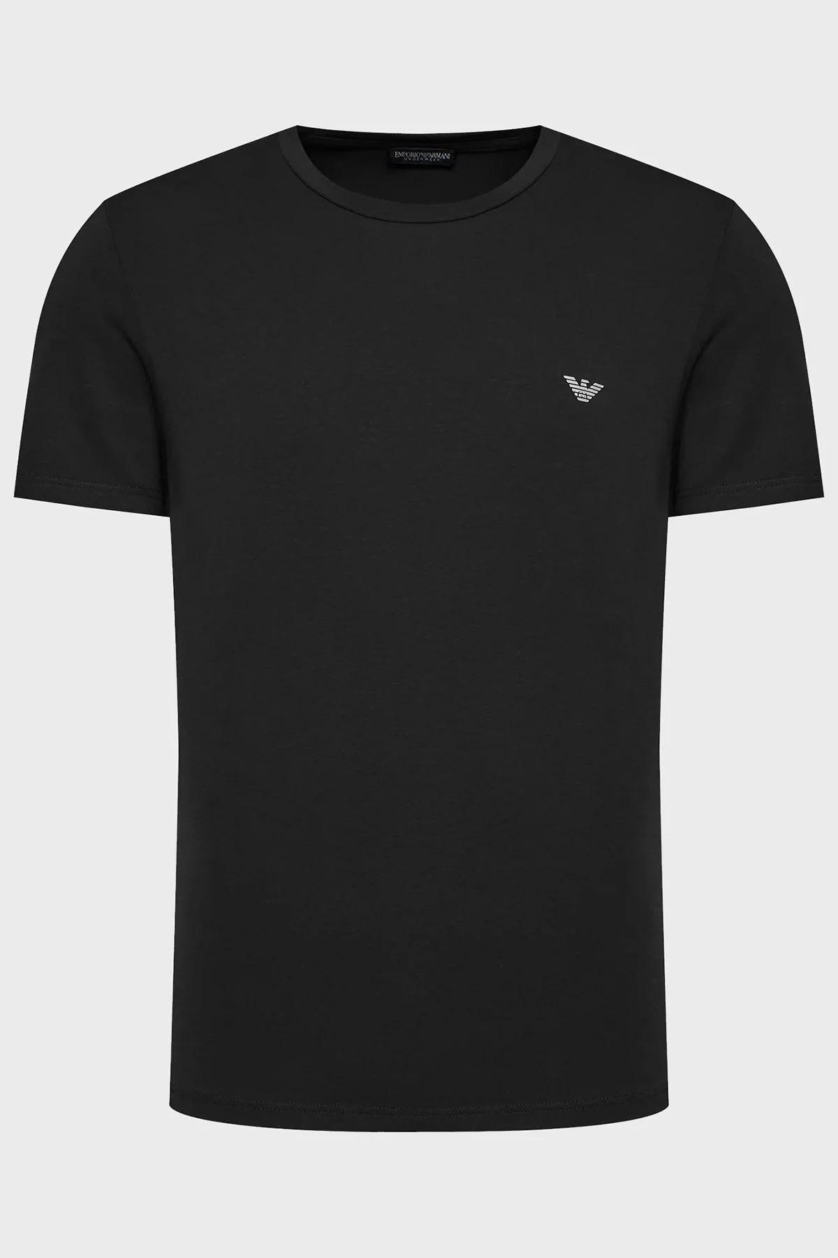Emporio Armani Pamuku Regular Fit 2 Pack Erkek T Shirt 111267 3F720 10320 SİYAH-BEYAZ - 5