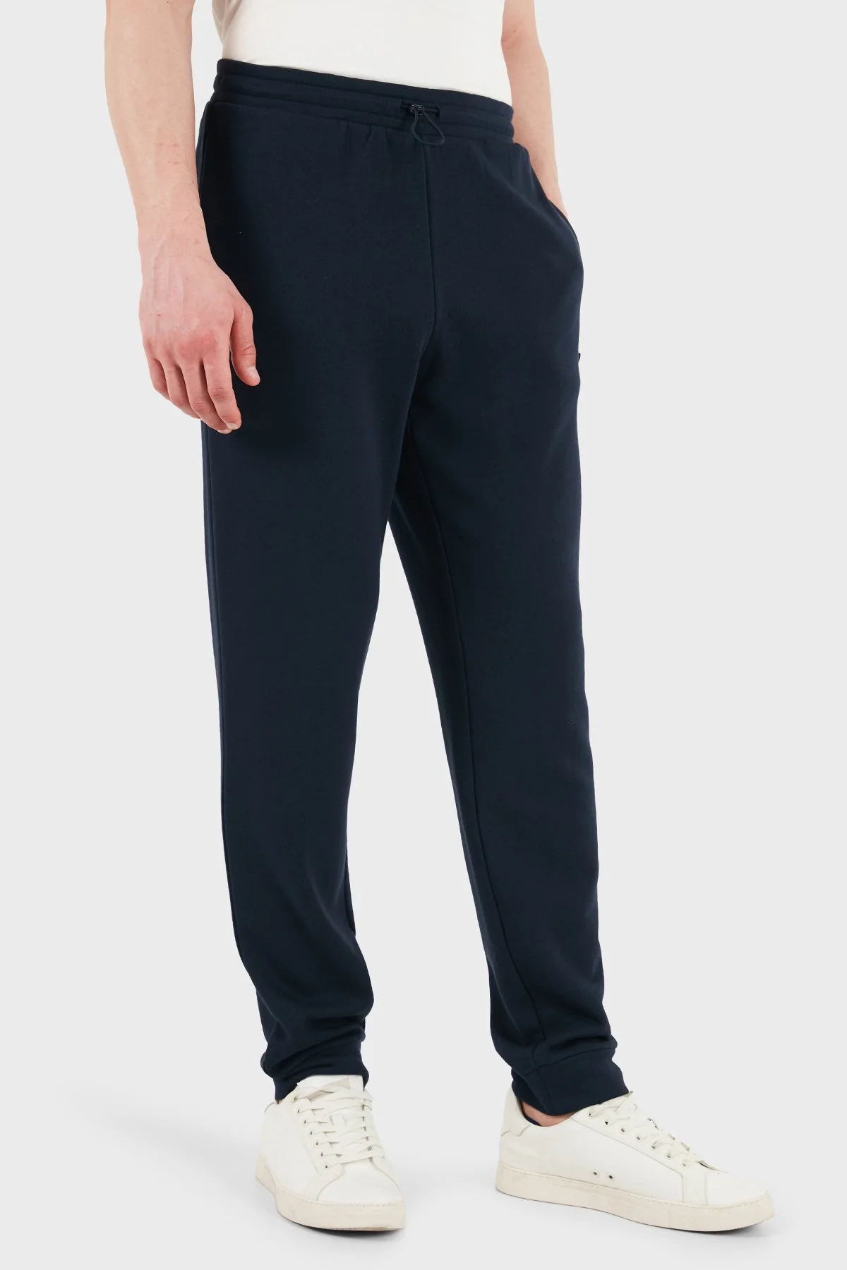 Emporio Armani Pamuk Ve Modal Karışımlı Relaxed Fit Normal Bel Erkek Pantolon EM000500 AF19060 UB102 LACİVERT - 5