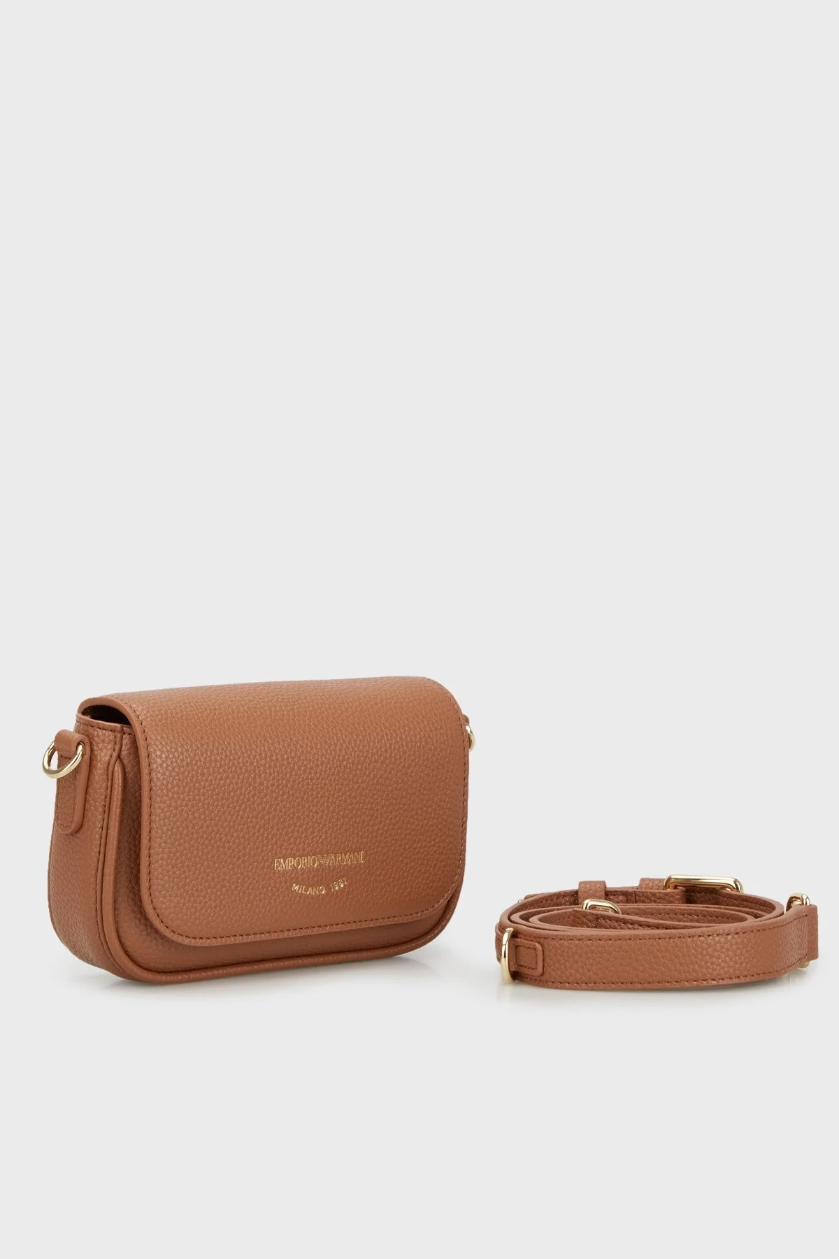 Emporio Armani Para Cüzdanlı Çıkarılabilir Ayarlanabilir Omuz Askılı Bayan Çanta Y3H328 YFO5B 80570 TABA - 3