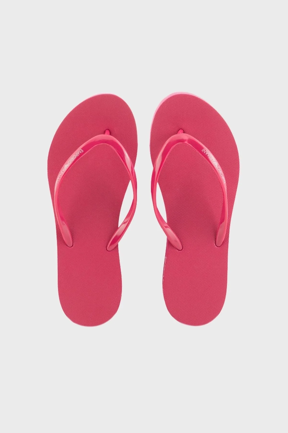 Emporio Armani Parmak Arası Düz Unisex Terlik XVQS07 XN118 00238 PEMBE - 9