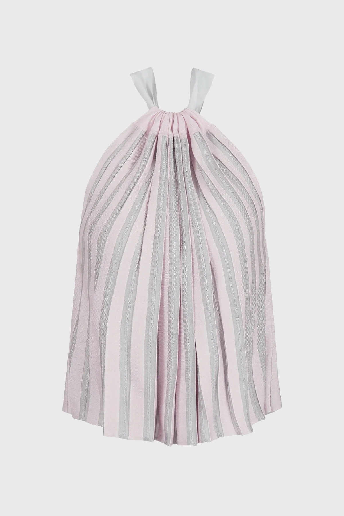 Emporio Armani Pileli Boyundan Bağlamalı Kadın Top 3D2KT3 2M18Z 0327 PUDRA - 6