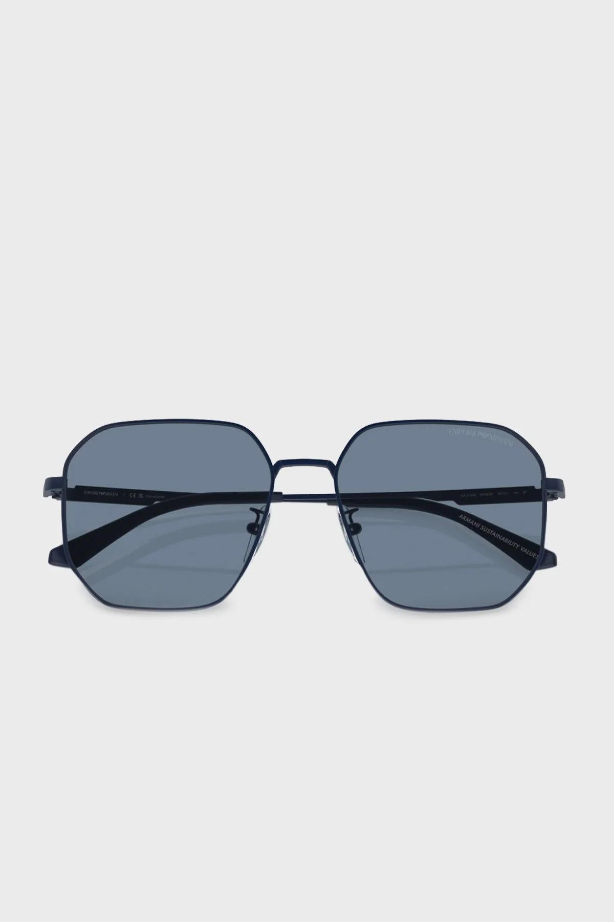 Emporio Armani Polarize Güneş Erkek Gözlük 0EA2154D 30182V 57 Mavi-Mavi - 3