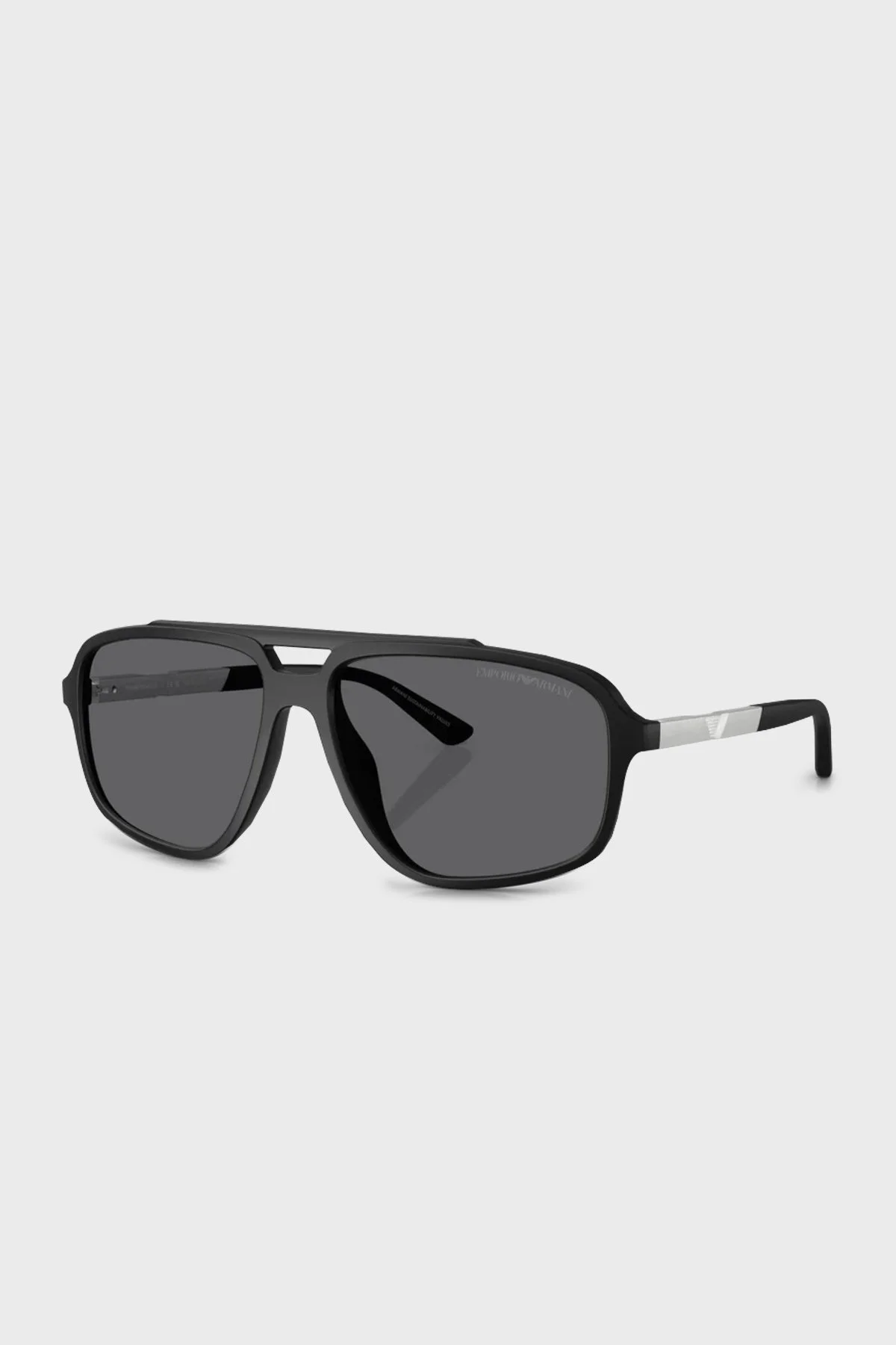 Emporio Armani Polikarbon Güneş Erkek Gözlük 0EA4236U 5001T3 59 Mat Siyah-Gri Polarize - 2