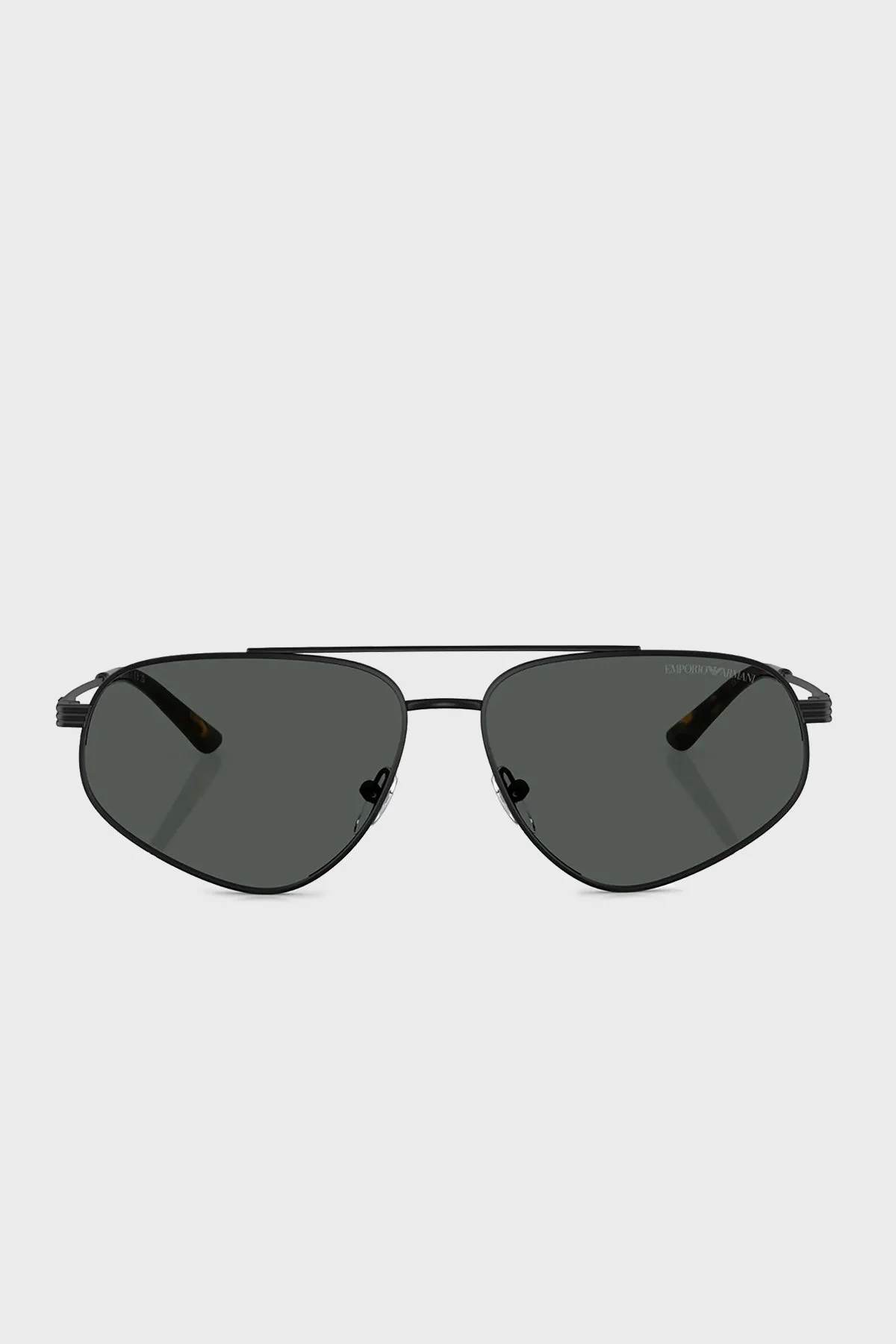 Emporio Armani Polikarbon Oval Güneş Erkek Gözlük 0EA2156 300187 59 Mat Siyah-Koyu Gri - 1