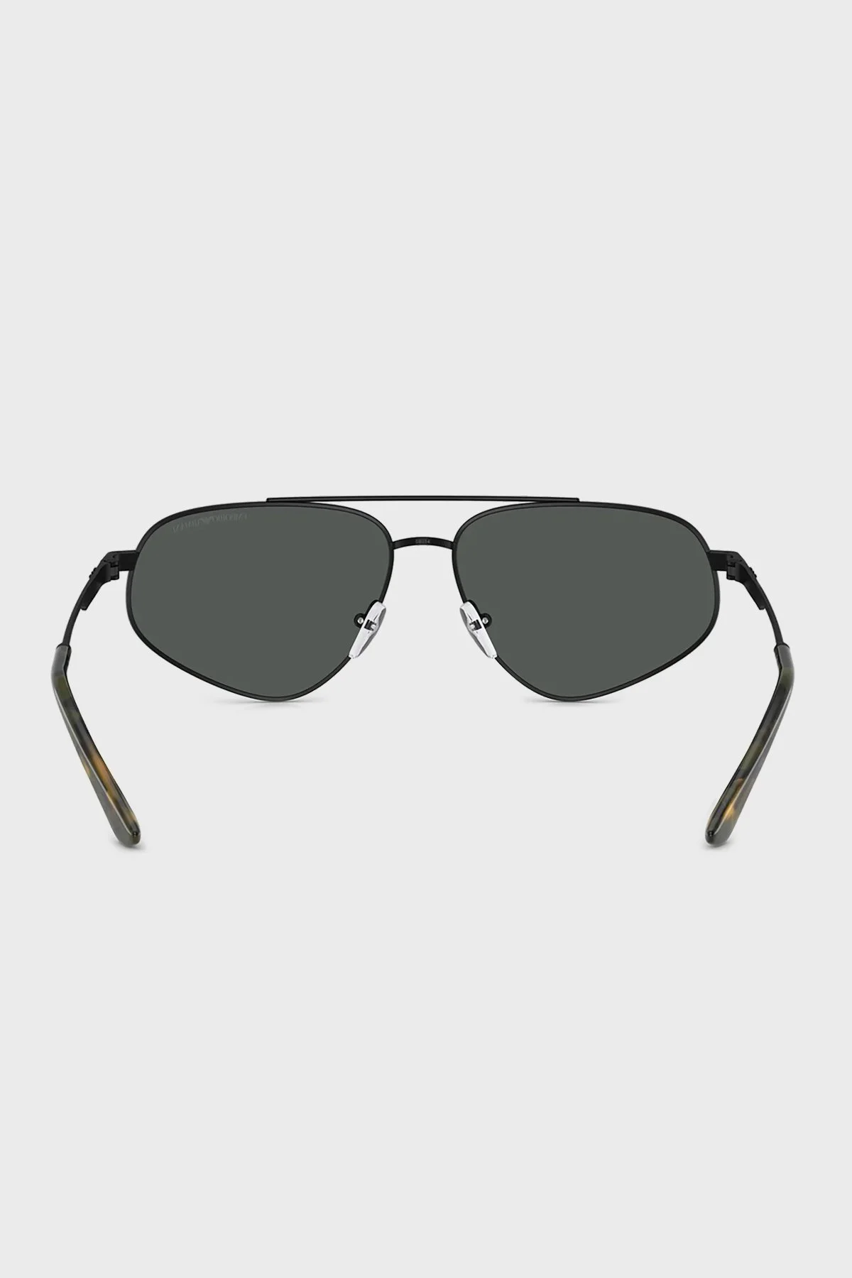 Emporio Armani Polikarbon Oval Güneş Erkek Gözlük 0EA2156 300187 59 Mat Siyah-Koyu Gri - 4