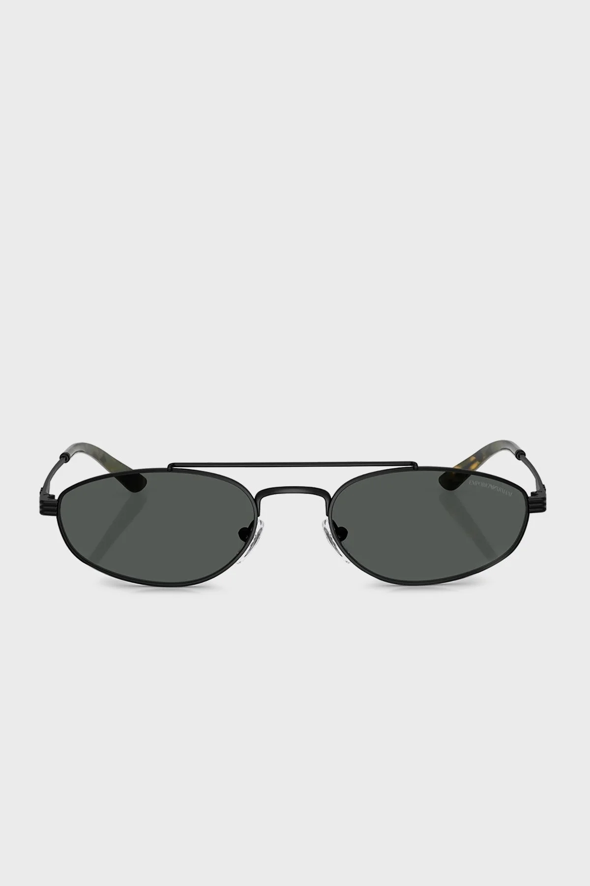 Emporio Armani Polikarbon Oval Güneş Erkek Gözlük 0EA2157 300187 54 Mat Siyah-Koyu Gri - 1