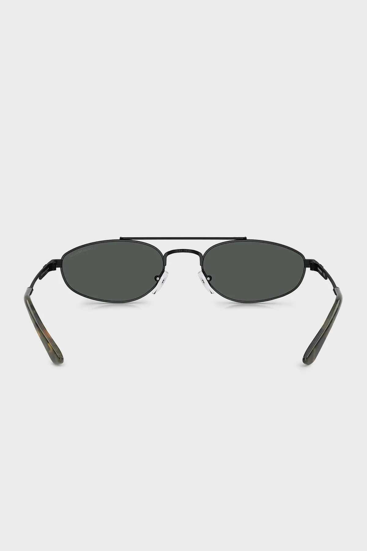 Emporio Armani Polikarbon Oval Güneş Erkek Gözlük 0EA2157 300187 54 Mat Siyah-Koyu Gri - 4