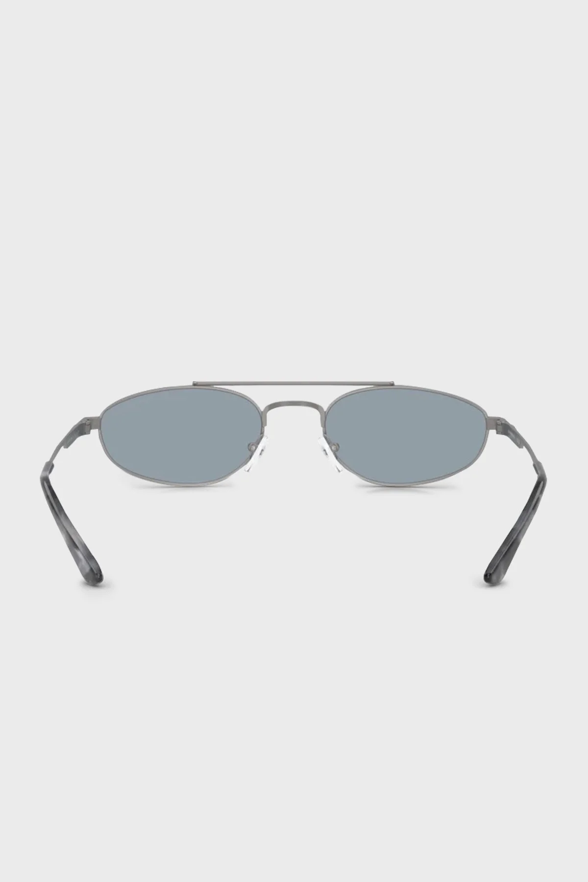 Emporio Armani Polikarbon Oval Güneş Erkek Gözlük 0EA2157 300372 54 Mat Tunç Gri-Gök Mavi - 6