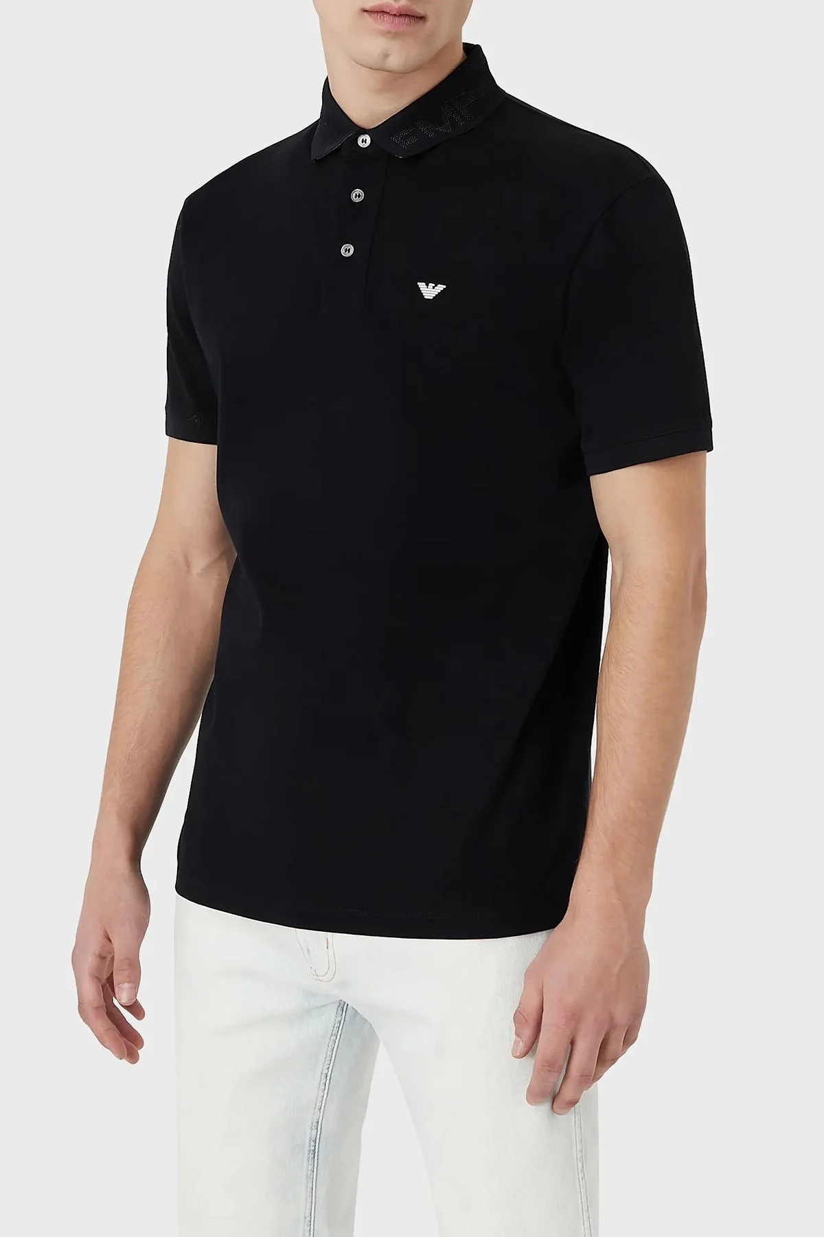 Emporio Armani Regular Fit % 100 Pamuk Erkek Polo T Shirt 6L1F93 1JTKZ 0920 LACİVERT - 1
