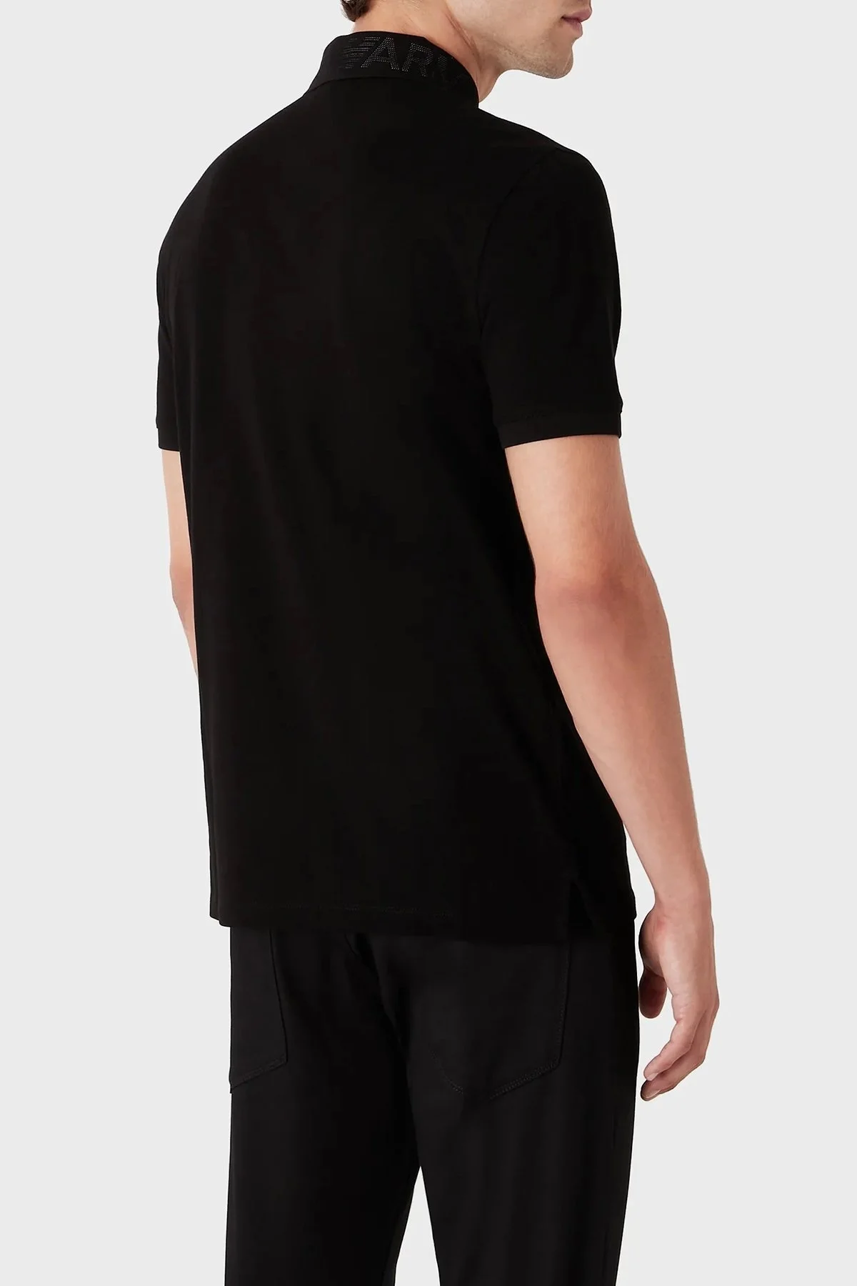 Emporio Armani Regular Fit % 100 Pamuk Erkek Polo T Shirt 6L1F93 1JTKZ 0999 SİYAH - 2