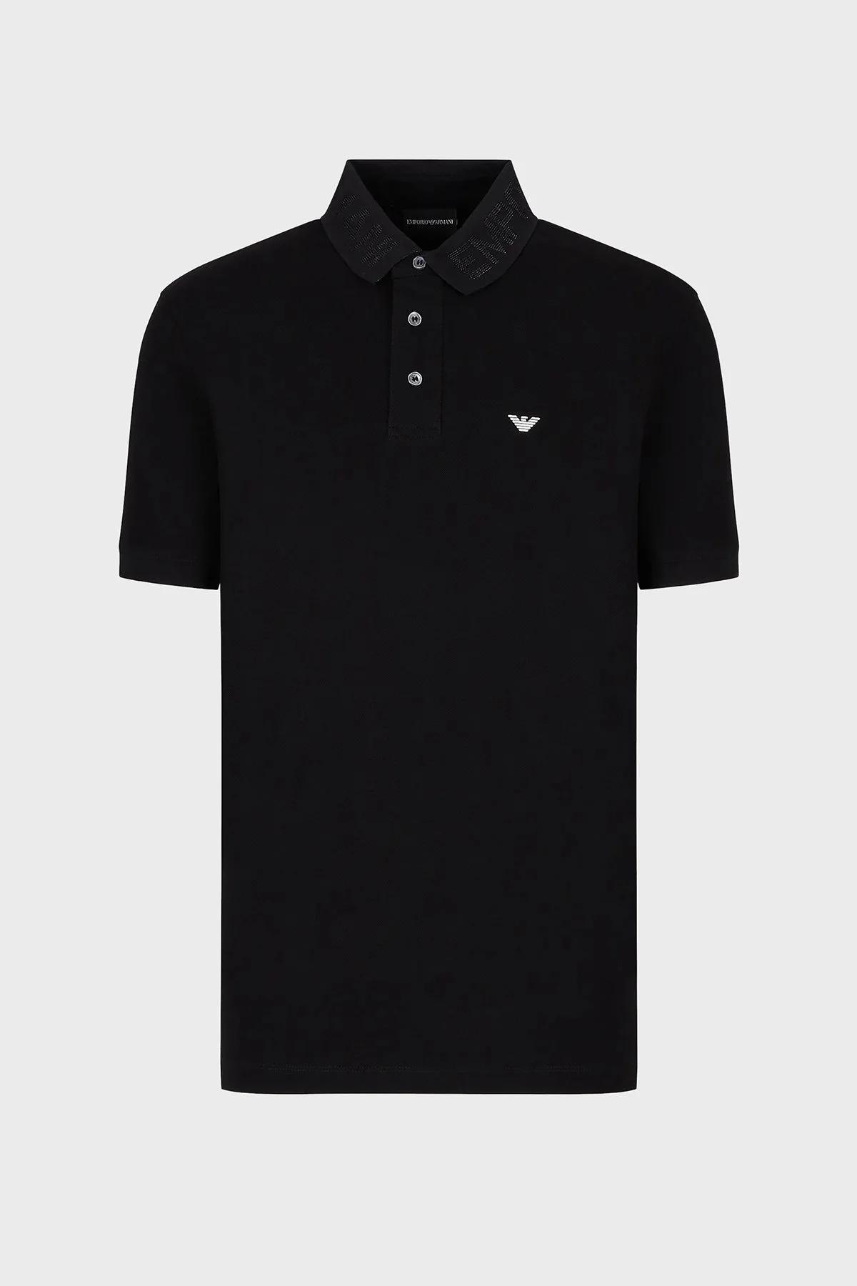 Emporio Armani Regular Fit % 100 Pamuk Erkek Polo T Shirt 6L1F93 1JTKZ 0999 SİYAH - 4